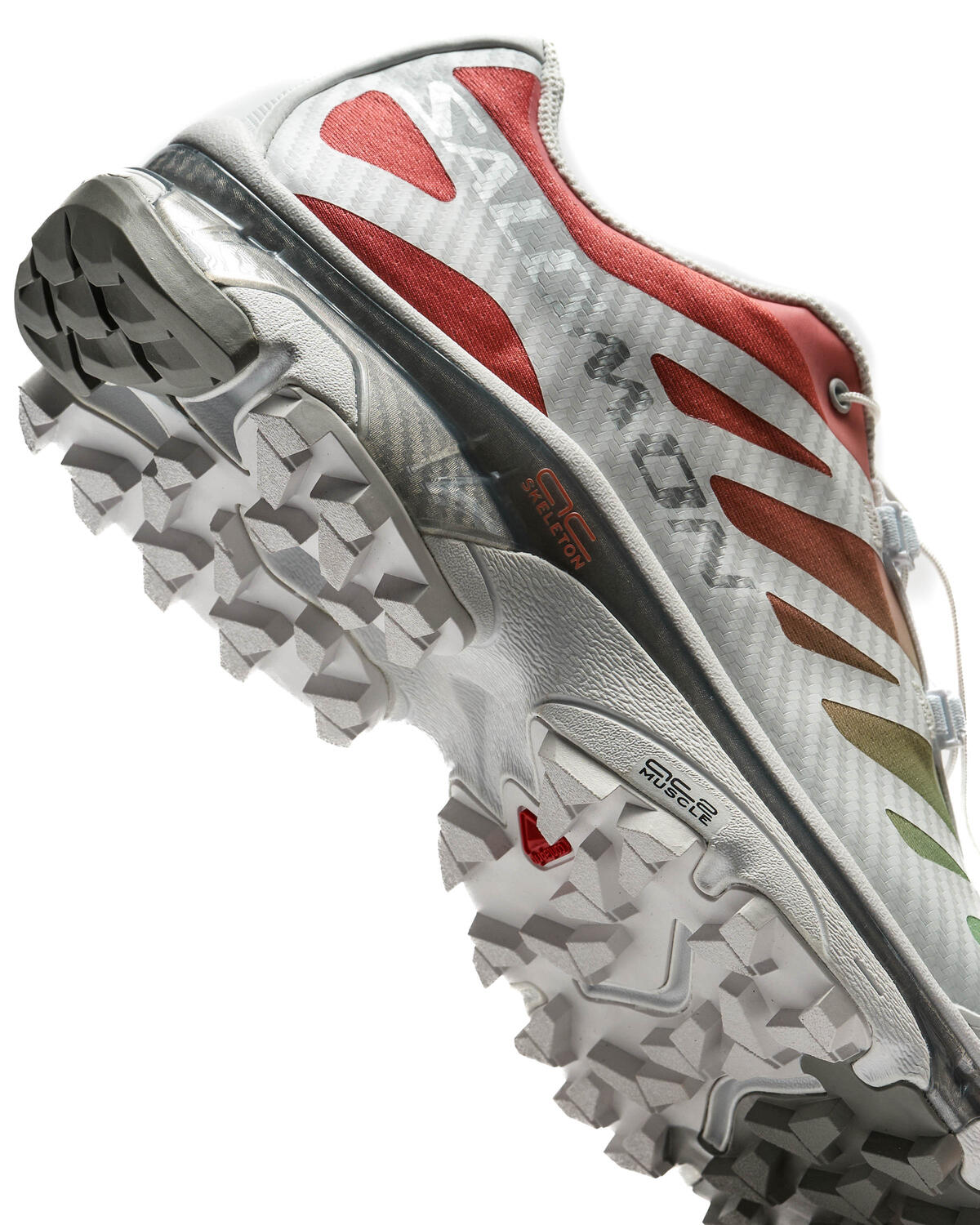 Salomon XT-4 OG White / Green Ash / Coral - Image 7