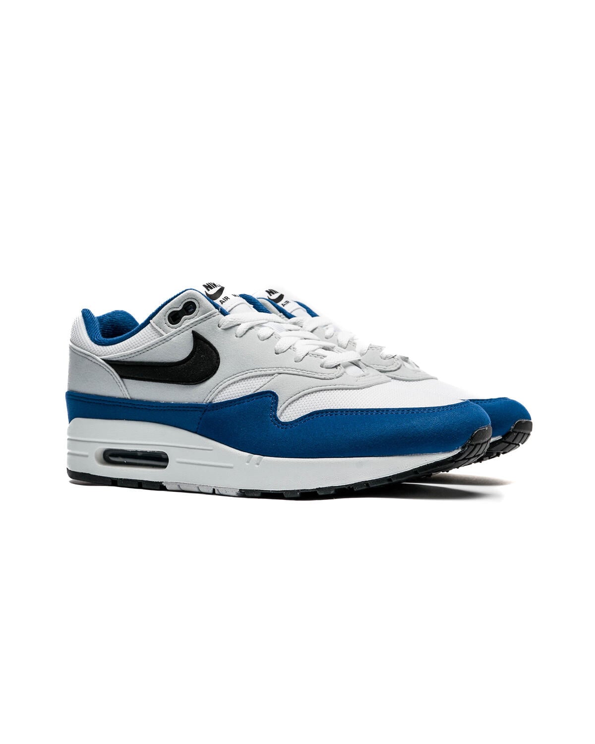 Nike Air Max 1 White / Black - Deep Royal Blue - Image 17