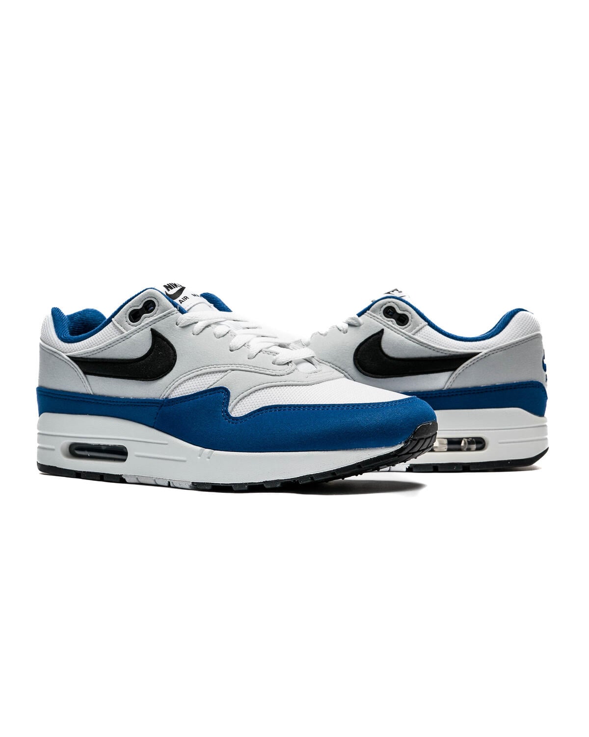 Nike Air Max 1 White / Black - Deep Royal Blue - Image 19