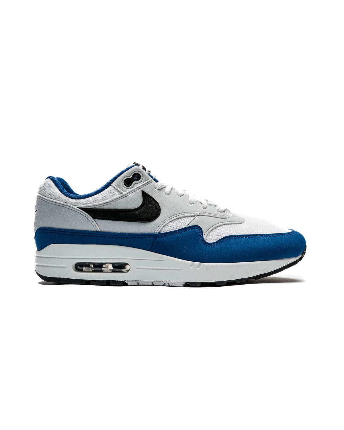 Nike Air Max 1 White / Black - Deep Royal Blue - Image 16