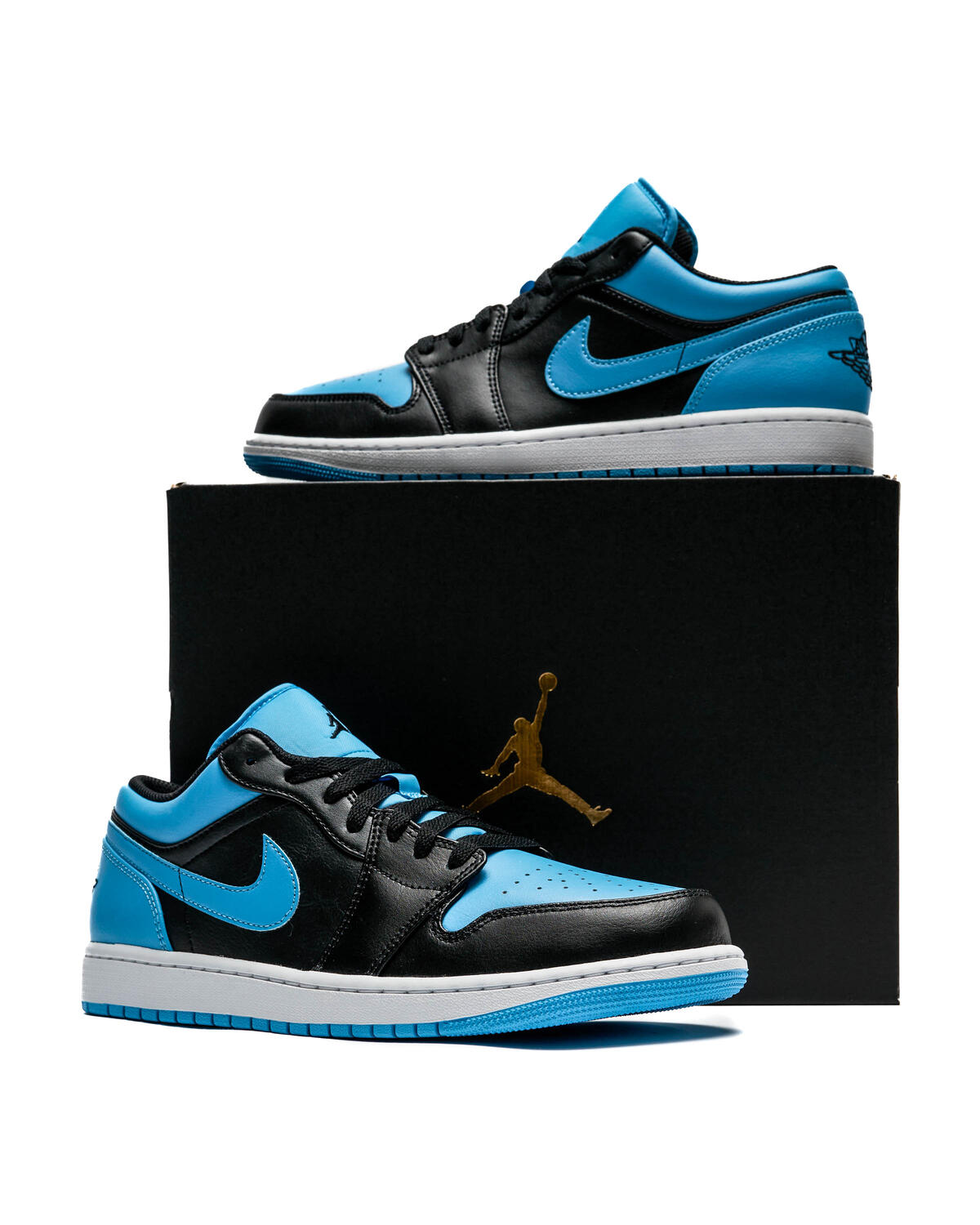Air Jordan 1 Low 'Black/Black/University Blue' (GS) - Image 27