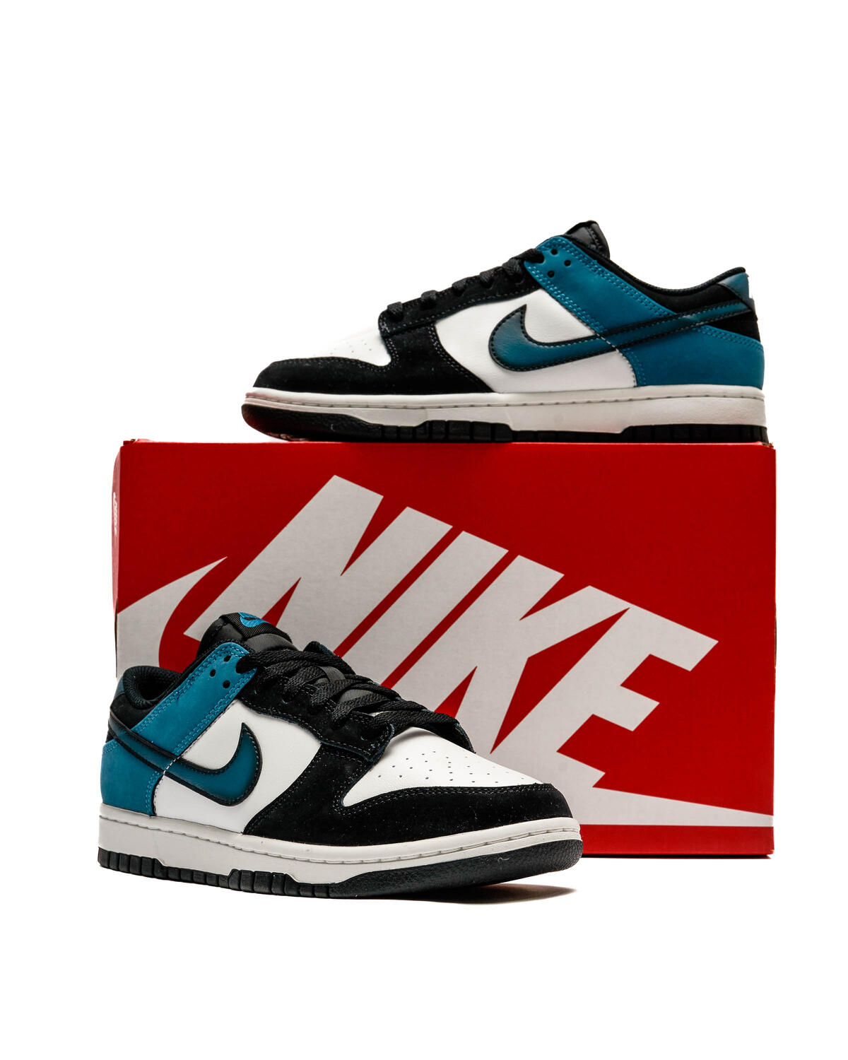 Nike Dunk Low 'Summit White / Industrial Blue - Black - White' - Image 6