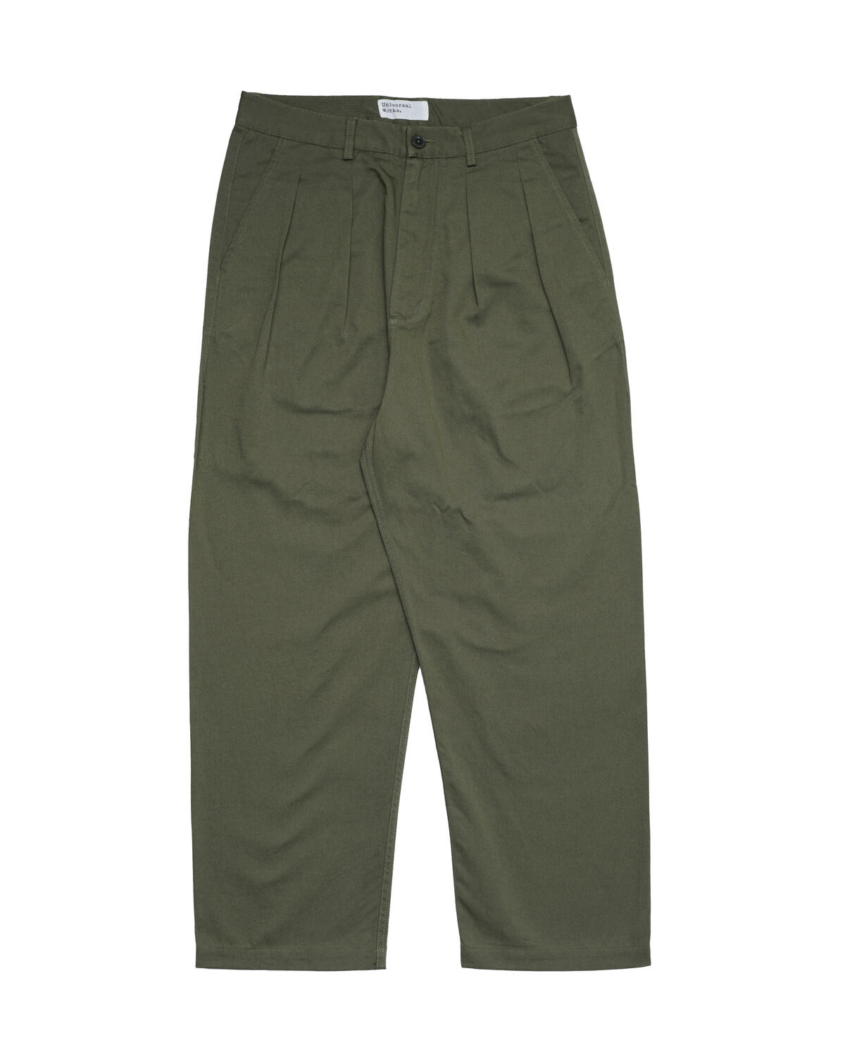 Universal Works DOUBLE PLEAT PANT | 00133-OLV | AFEW STORE