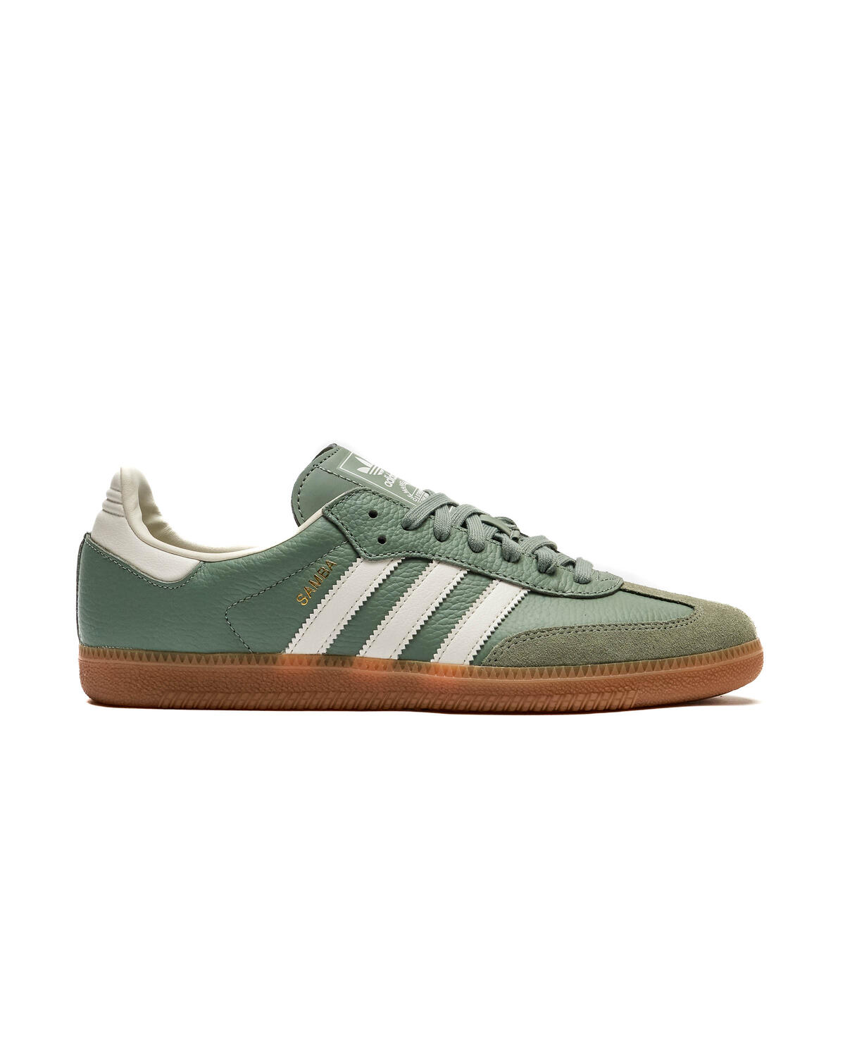 Adidas Samba OG Silver Green/Chalk White/Gum (Women's) - Image 6