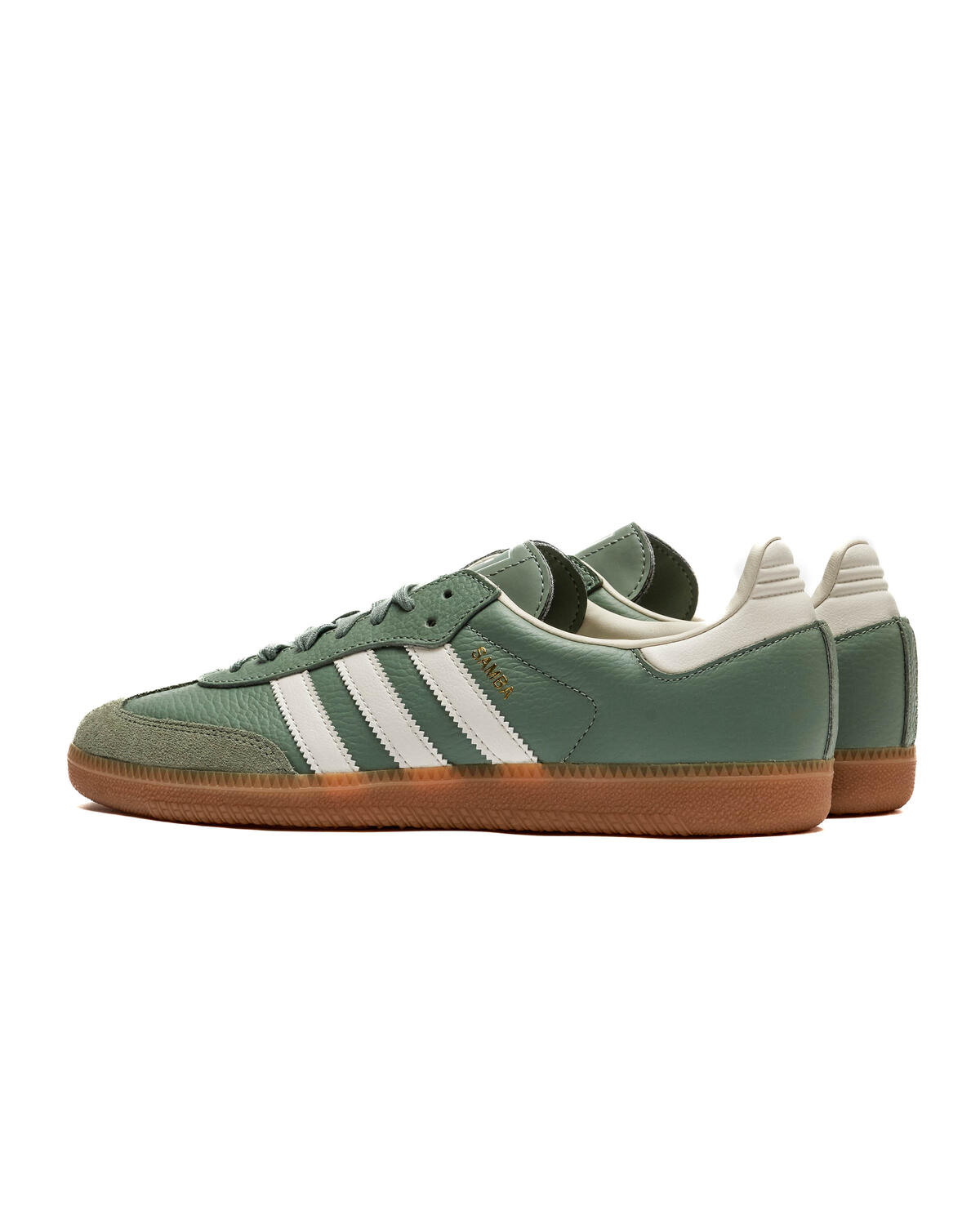 Adidas Samba OG Silver Green/Chalk White/Gum (Women's) - Image 8
