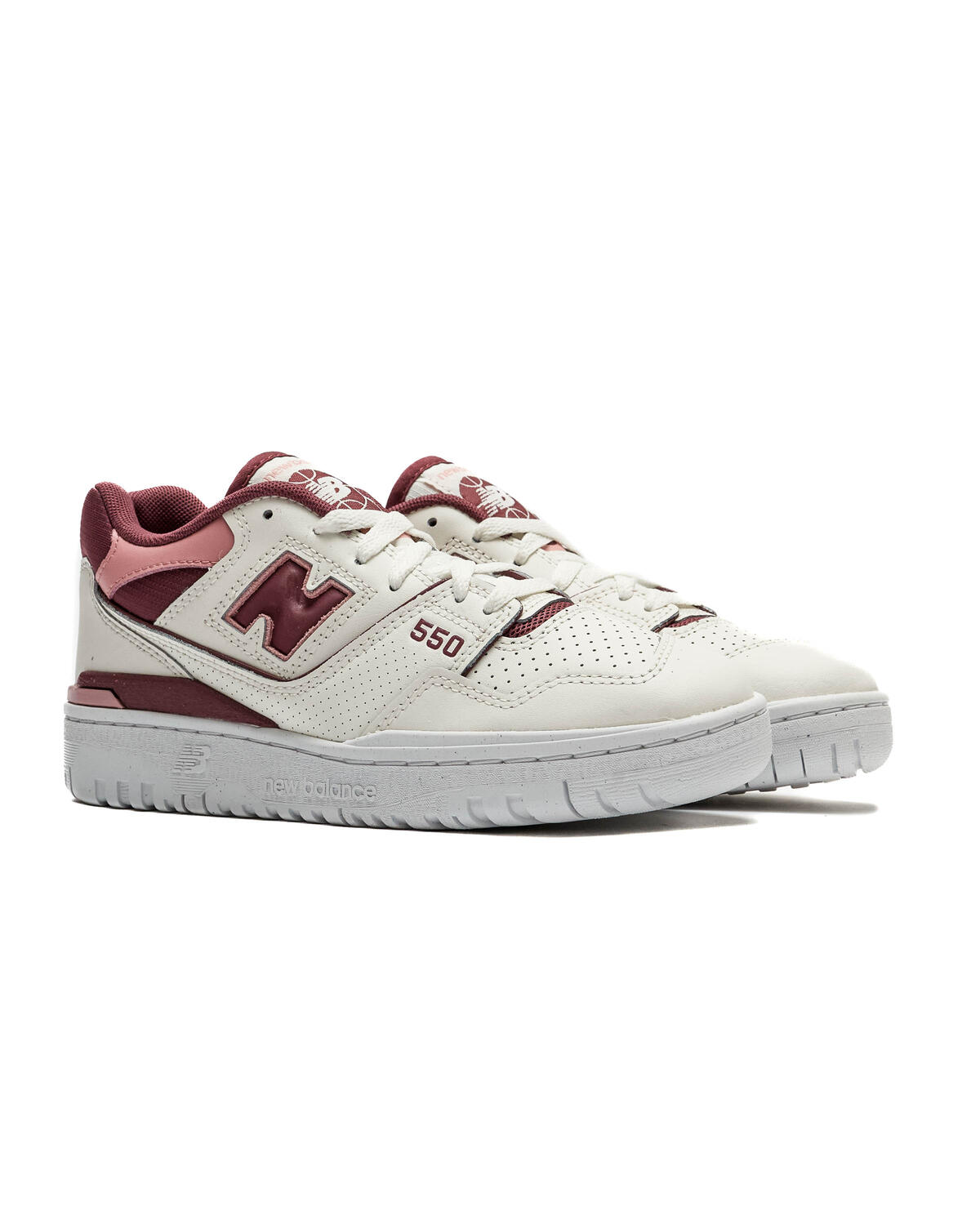 New Balance 550 Washed Burgundy - Sea Salt (Women's) - Image 12
