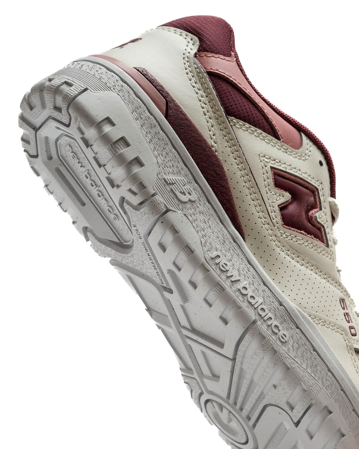 New Balance 550 Washed Burgundy - Sea Salt (Women's) - Image 16