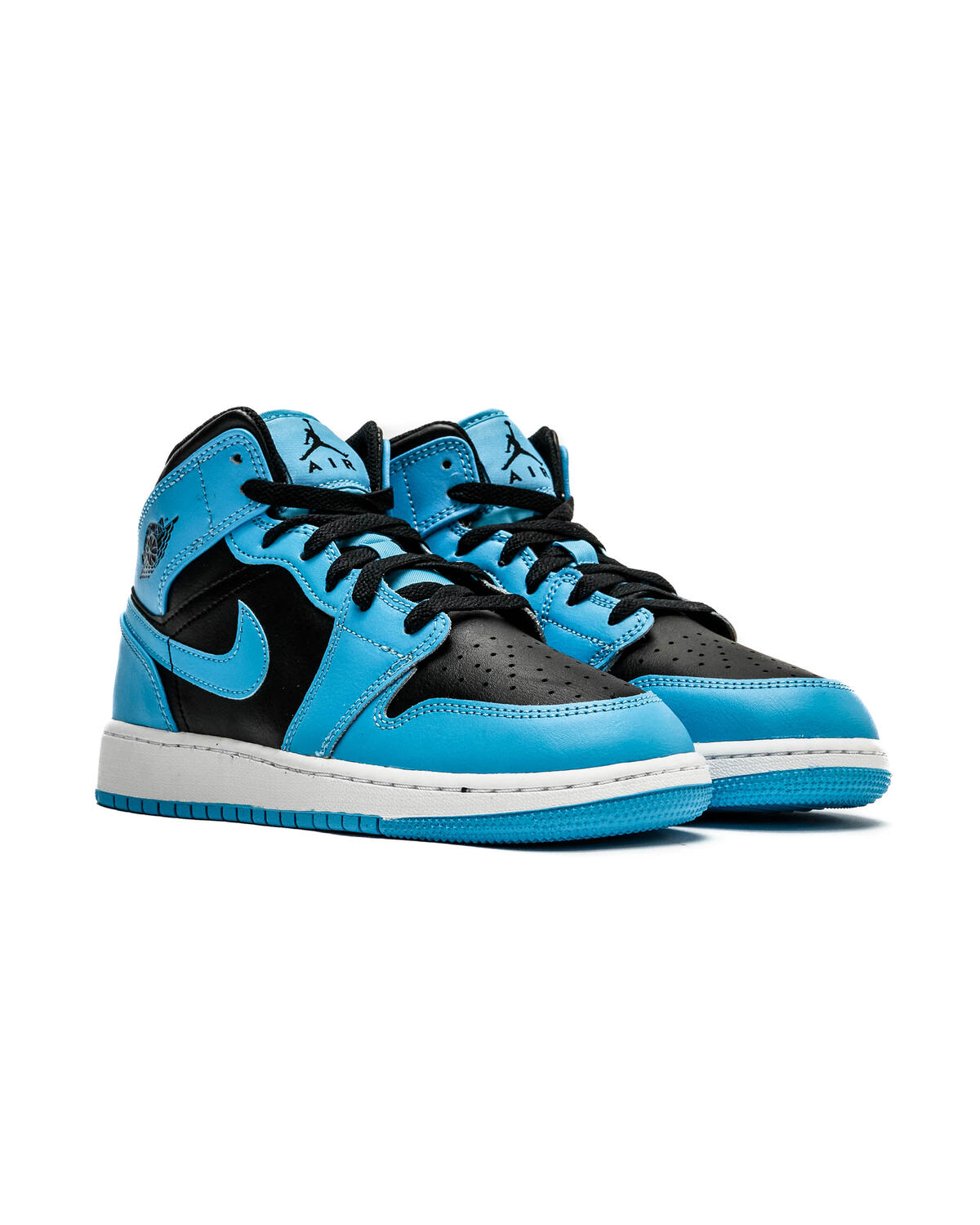 Jordan GS Air Jordan 1 Mid - University Blue / Black / White - Image 21