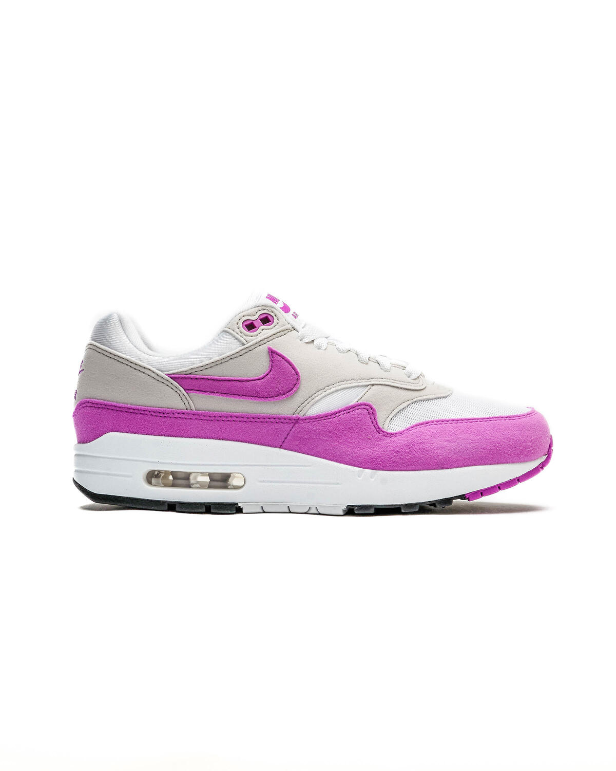 Nike Air Max 1 Neutral Grey / Fuchsia Dream / White / Black (Women's) - Image 19