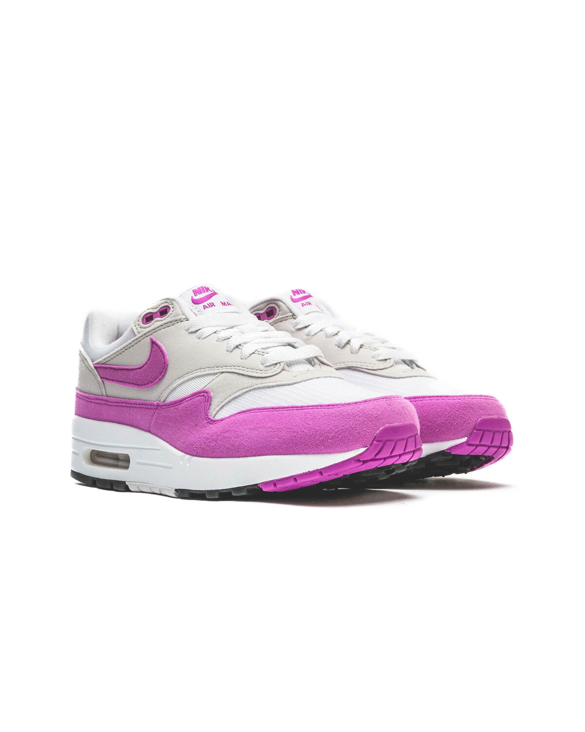 Nike Air Max 1 Neutral Grey / Fuchsia Dream / White / Black (Women's) - Image 20