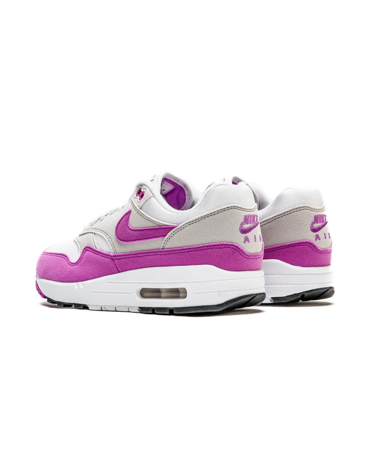 Nike Air Max 1 Neutral Grey / Fuchsia Dream / White / Black (Women's) - Image 21