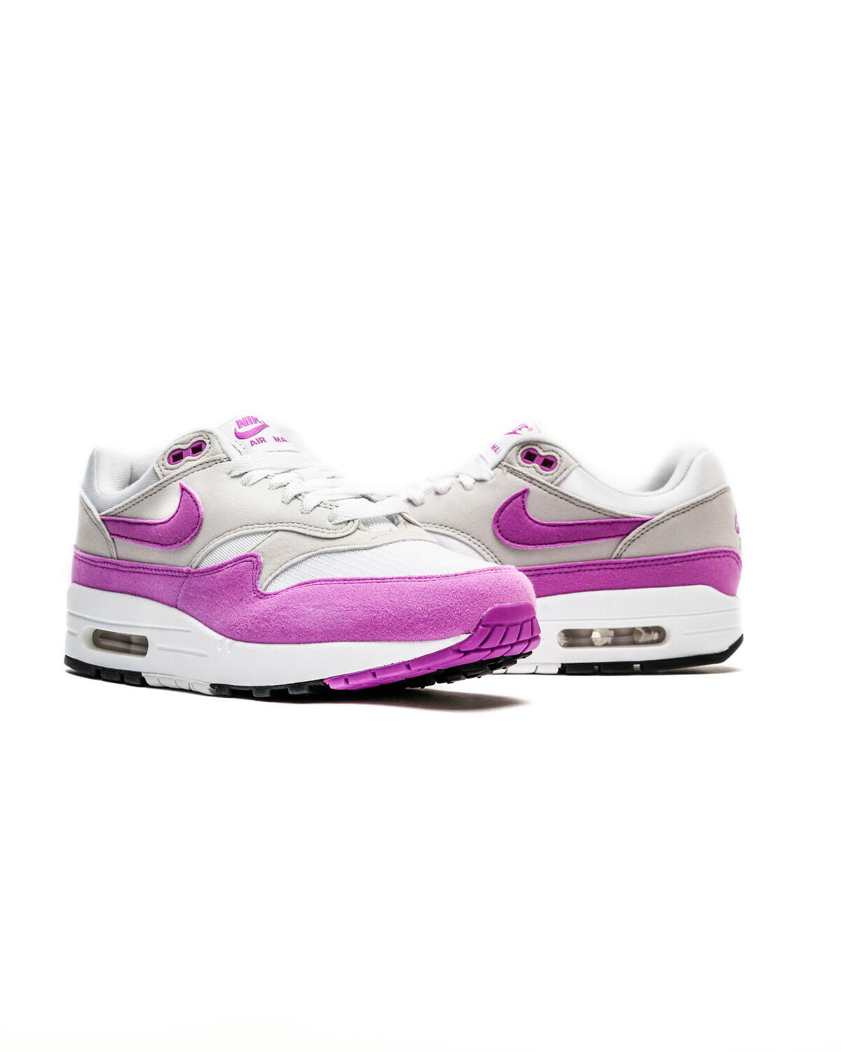 Nike Air Max 1 Neutral Grey / Fuchsia Dream / White / Black (Women's) - Image 22