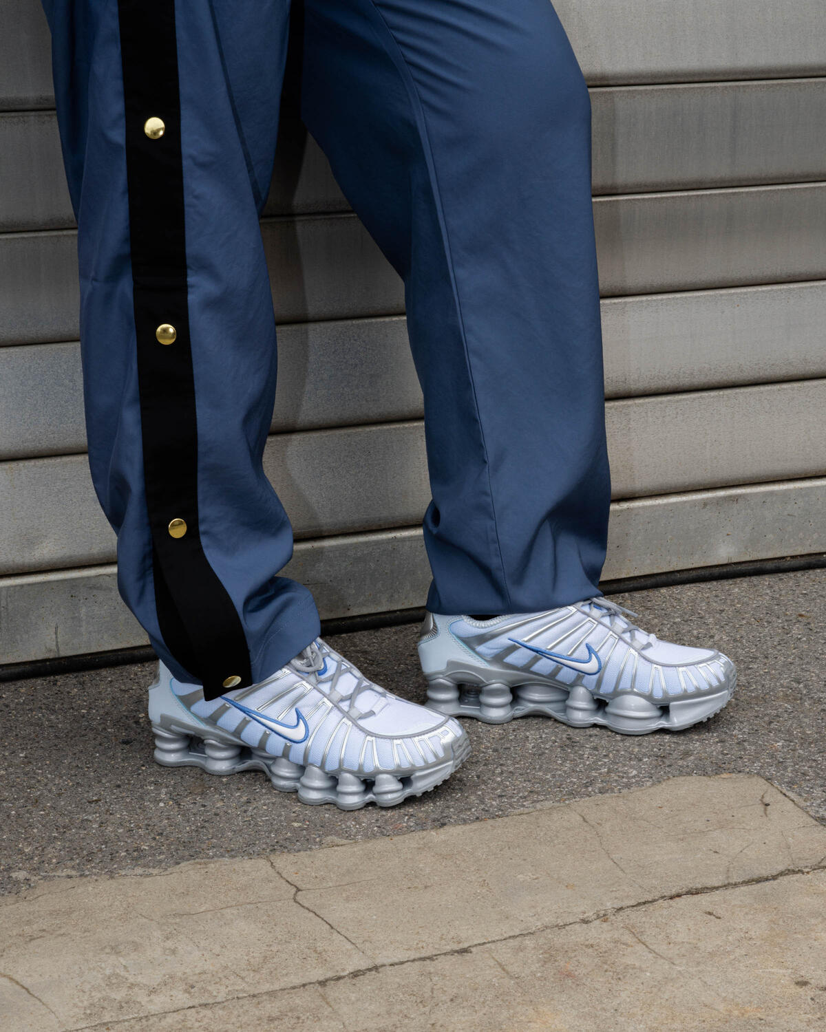 Nike Shox TL 'Metallic Platinum Blue Tint' (Women's) - Image 9