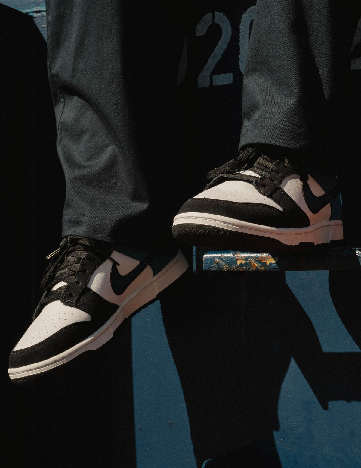 Nike Dunk Low 'Summit White / Industrial Blue - Black - White' - Image 8