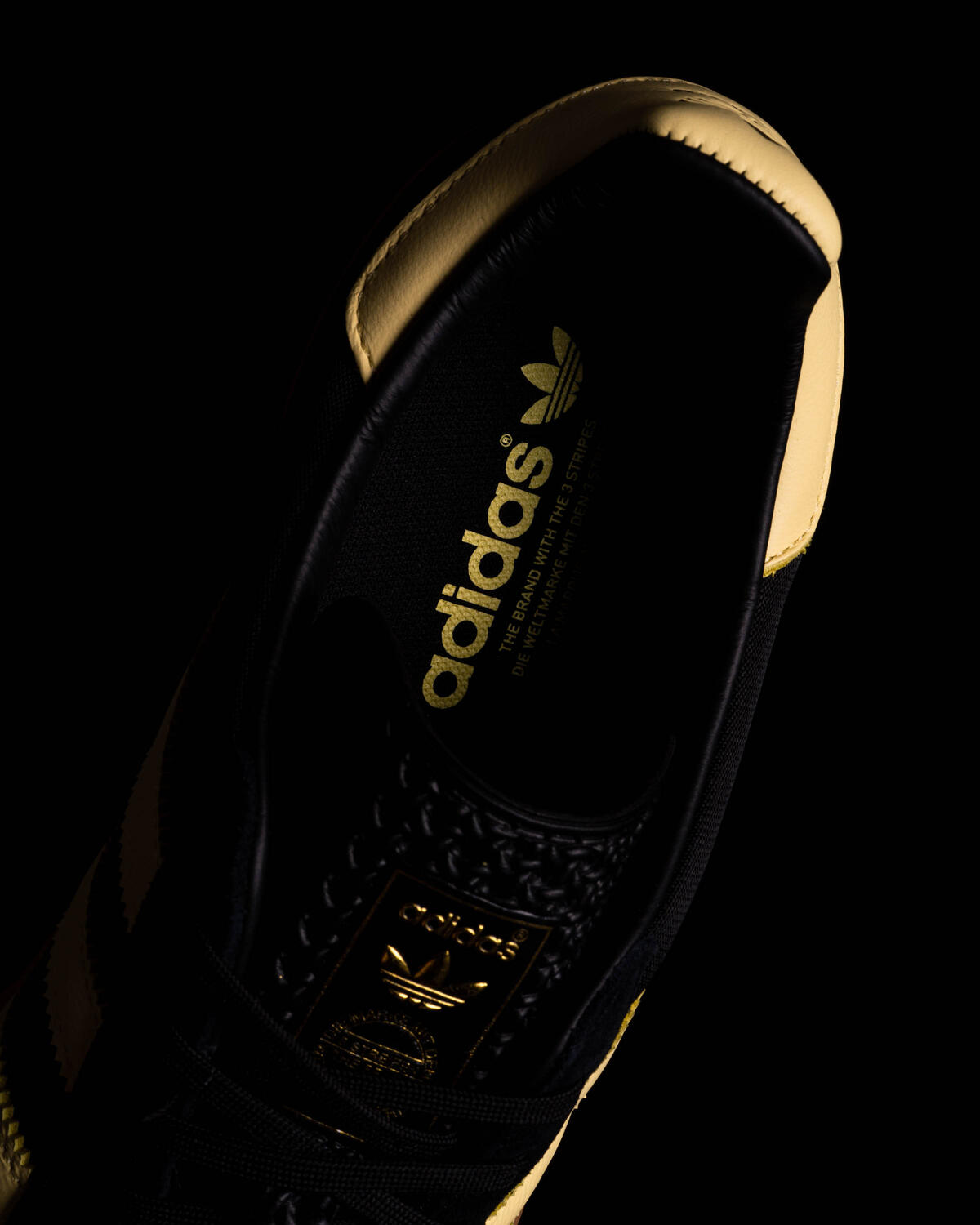 Adidas Gazelle Indoor (Core Black/Almost Yellow-Gum) - Image 14