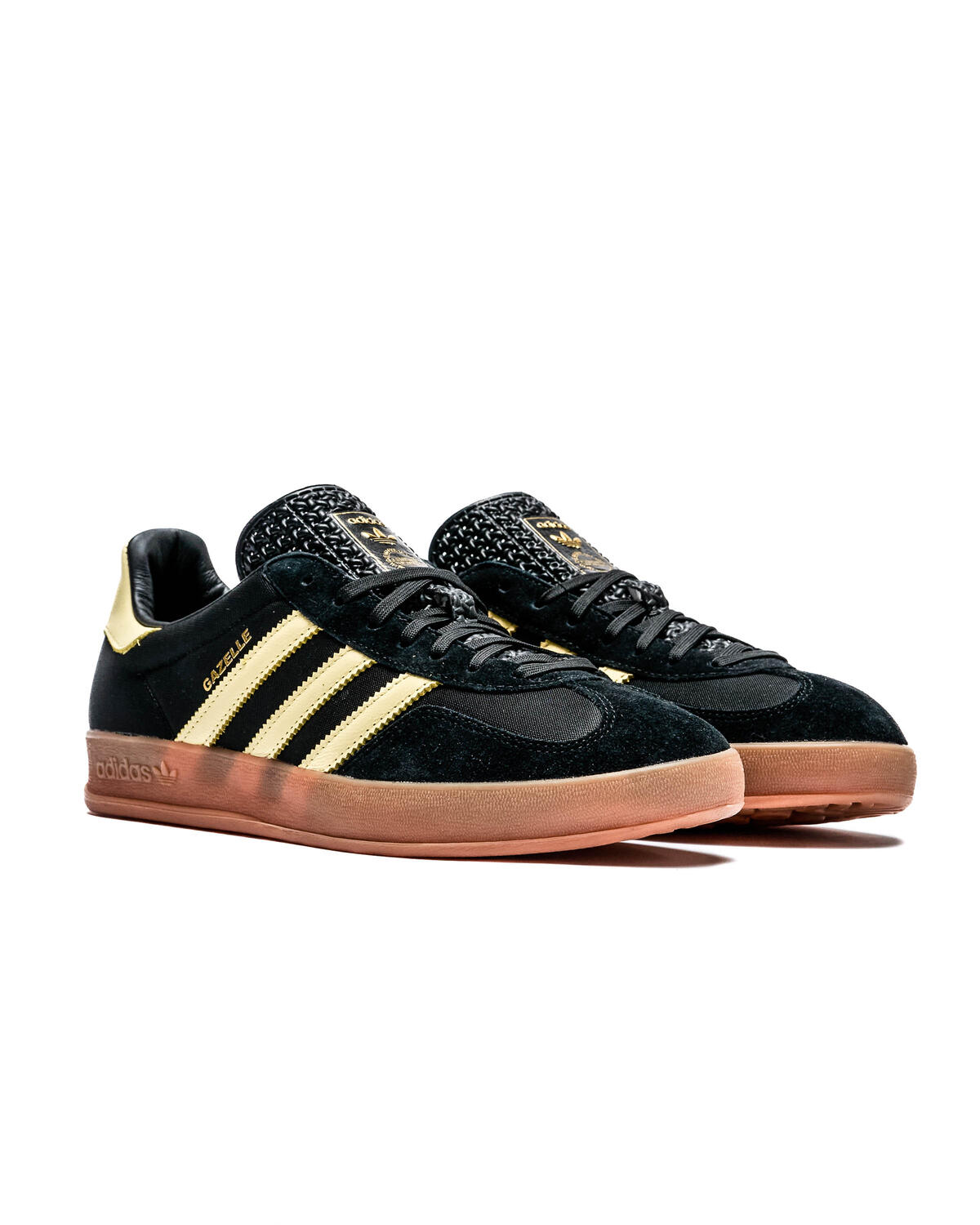 Adidas Gazelle Indoor (Core Black/Almost Yellow-Gum) - Image 8