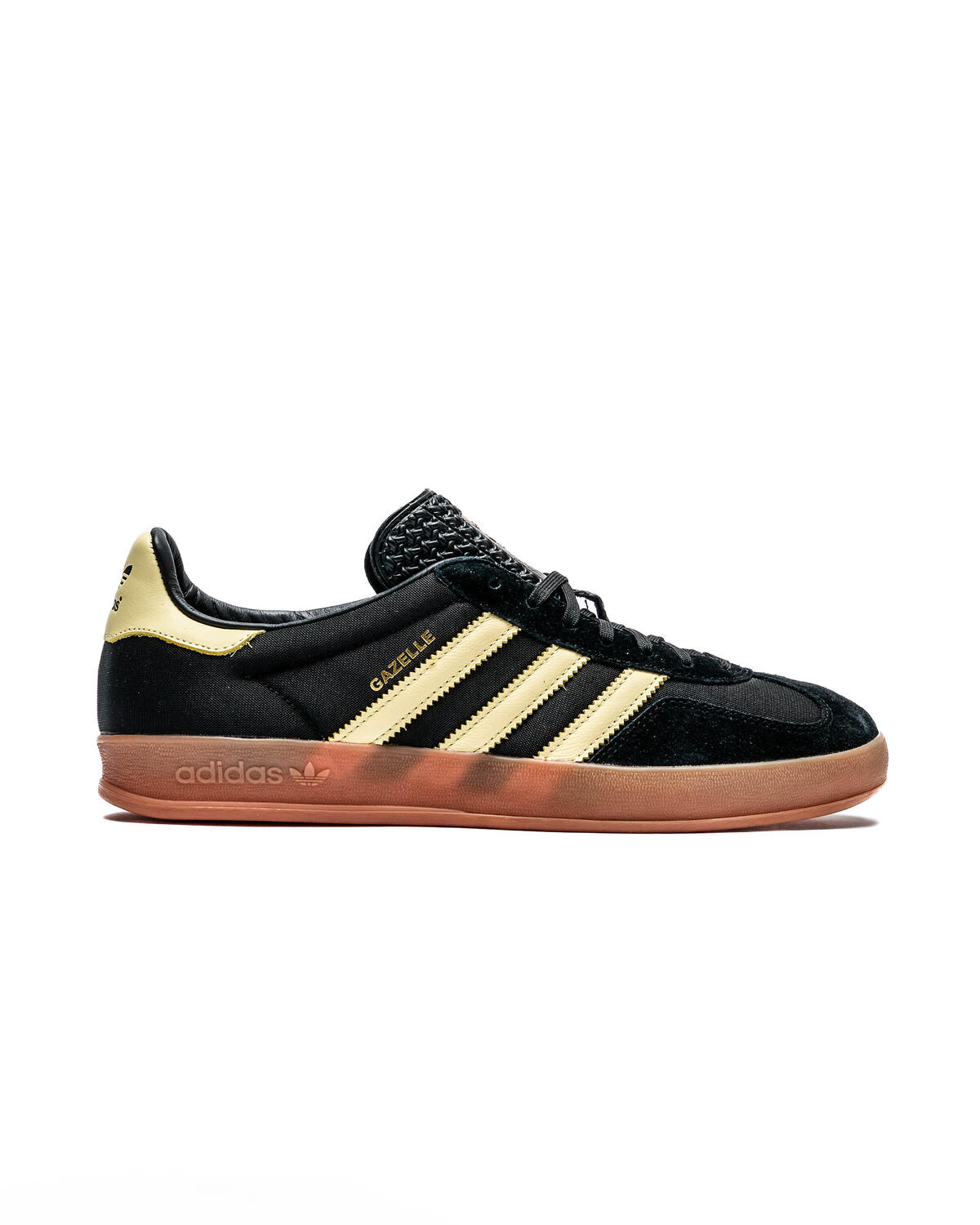 Adidas Gazelle Indoor (Core Black/Almost Yellow-Gum) - Image 7