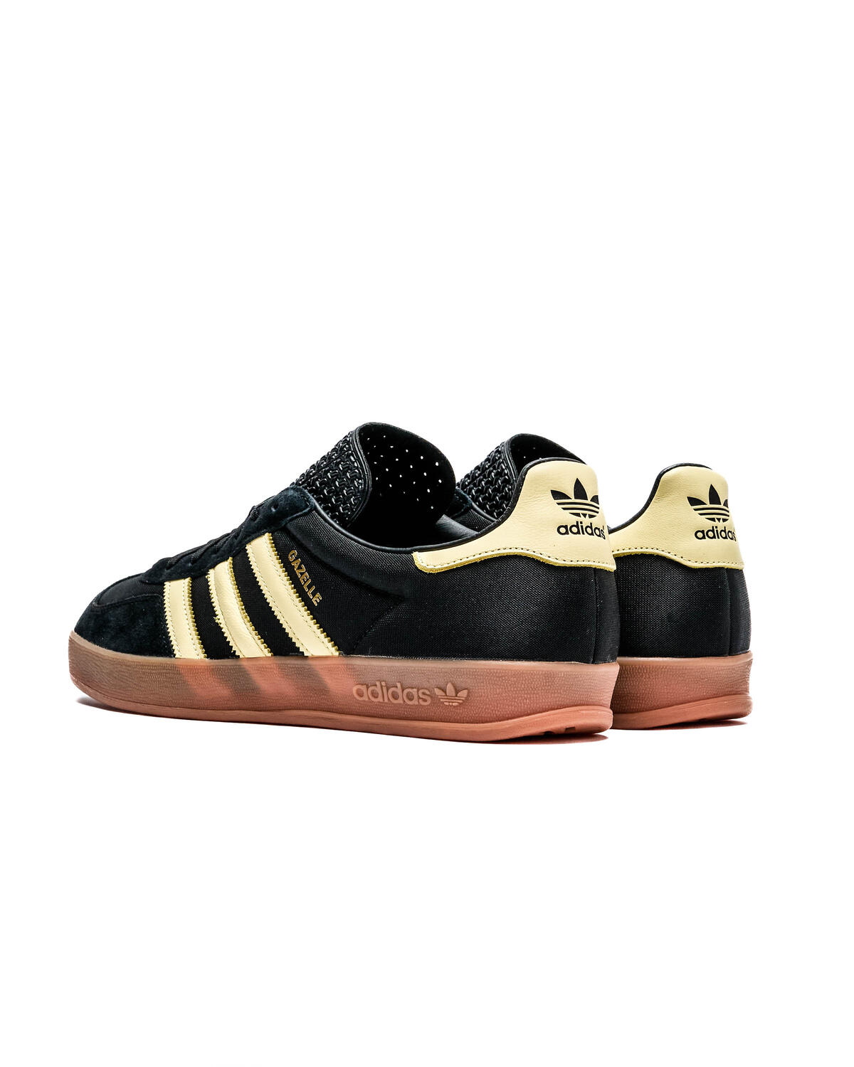 Adidas Gazelle Indoor (Core Black/Almost Yellow-Gum) - Image 9