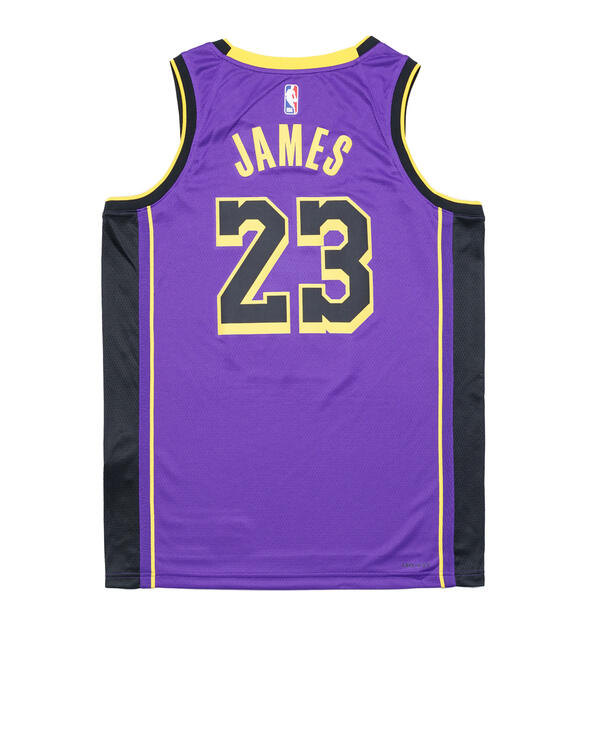 LeBron James Los Angeles Lakers Nike City Swingman Jersey Men'