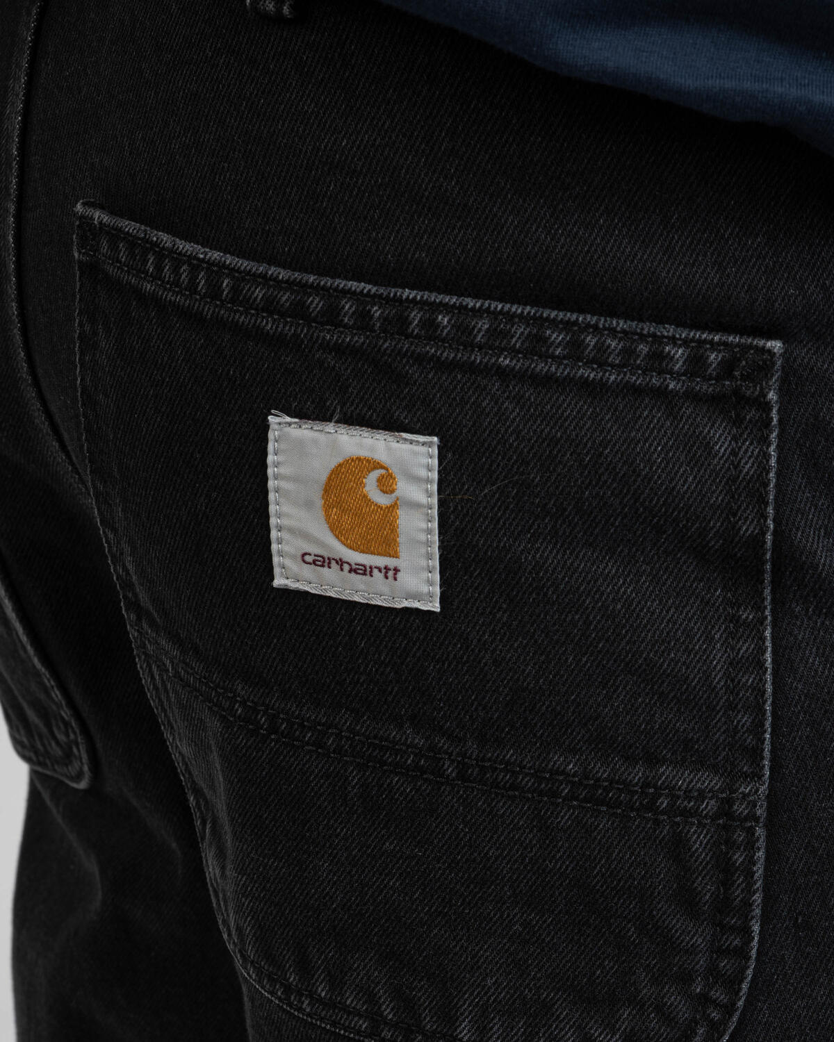 Carhartt WIP Double Knee Pant Black - Image 6