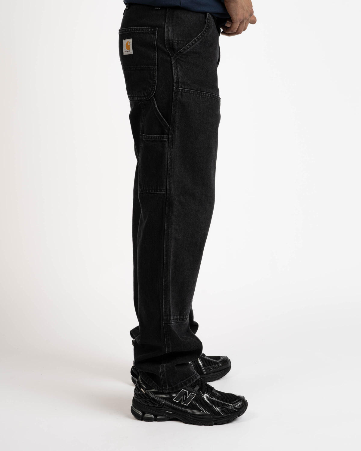 Carhartt WIP Double Knee Pant Black - Image 4