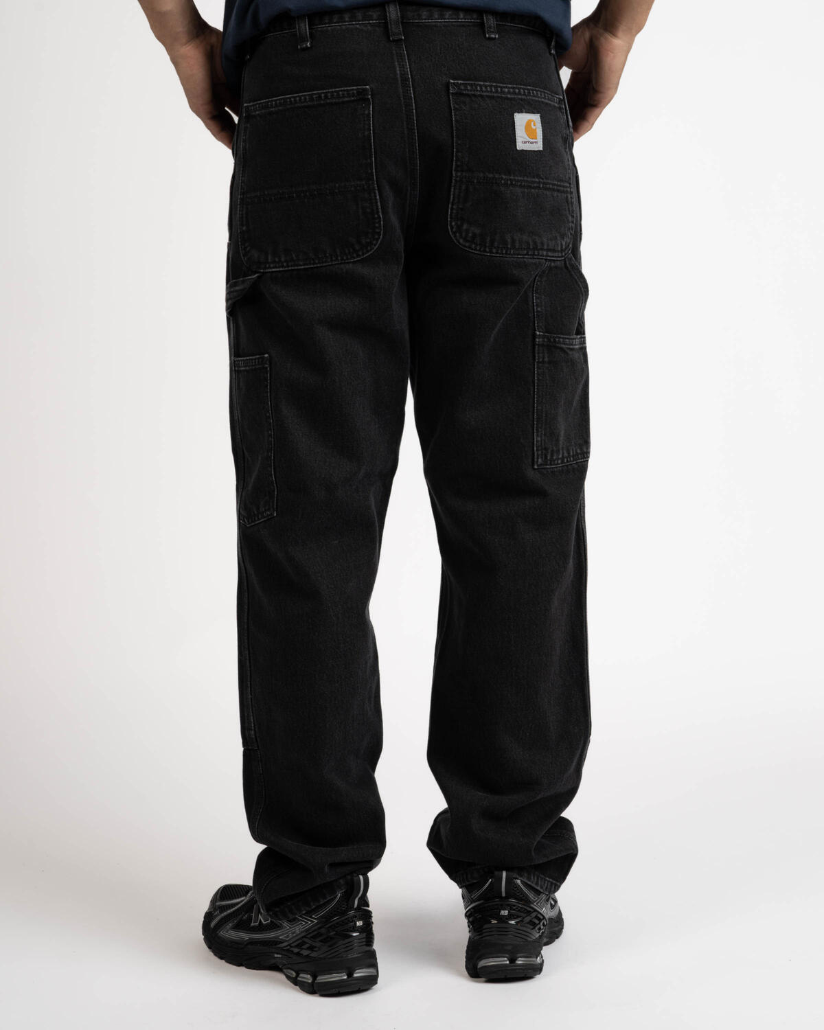 Carhartt WIP Double Knee Pant Black - Image 5