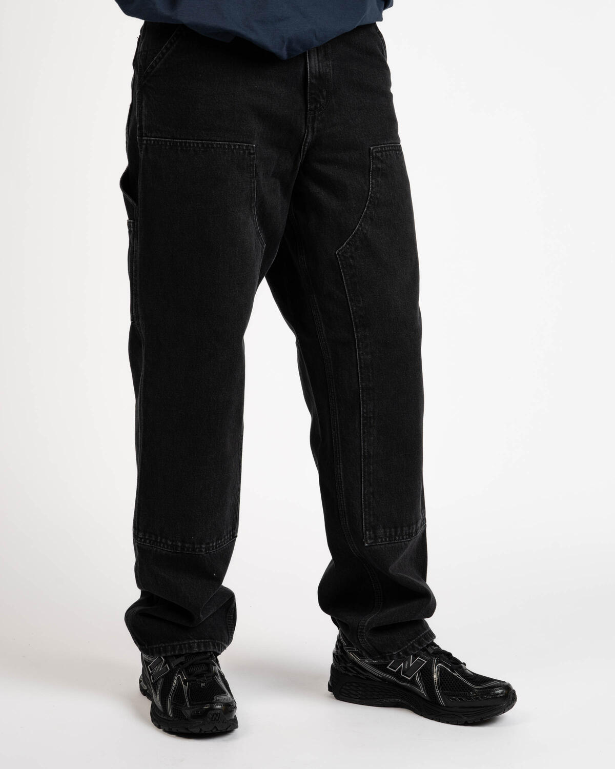 Carhartt WIP Double Knee Pant Black - Image 3