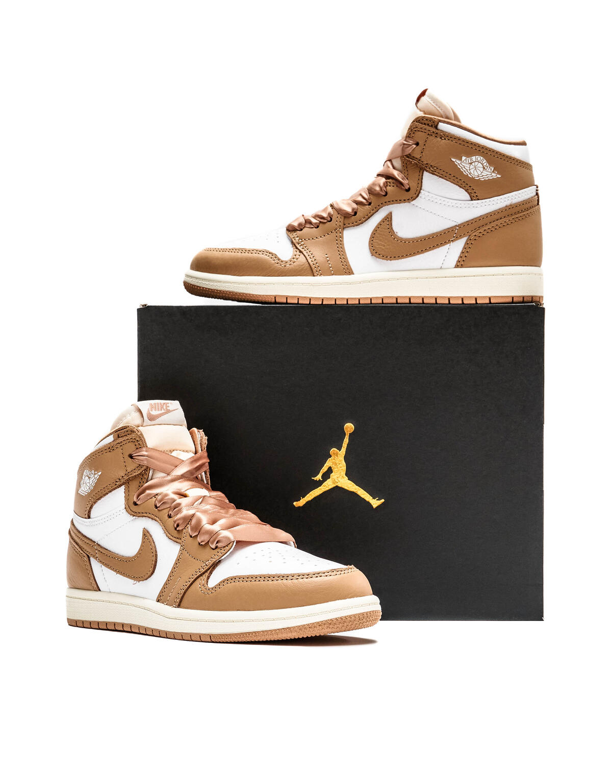 Air Jordan 1 Retro High OG 'Praline / White Sail' (Pre-School) (PS) - Image 15