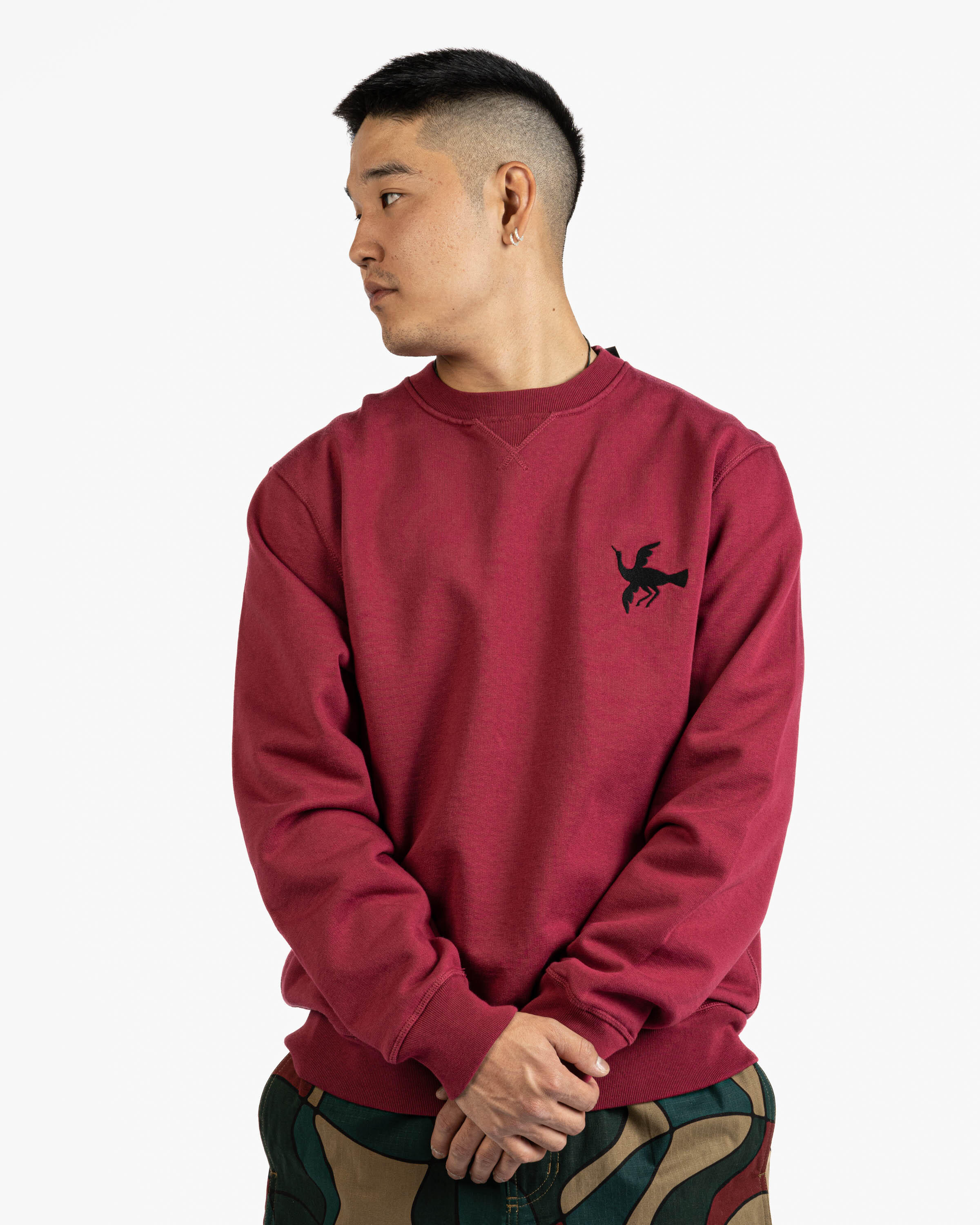 by Parra snaked by a horse crew neck sweatshirt