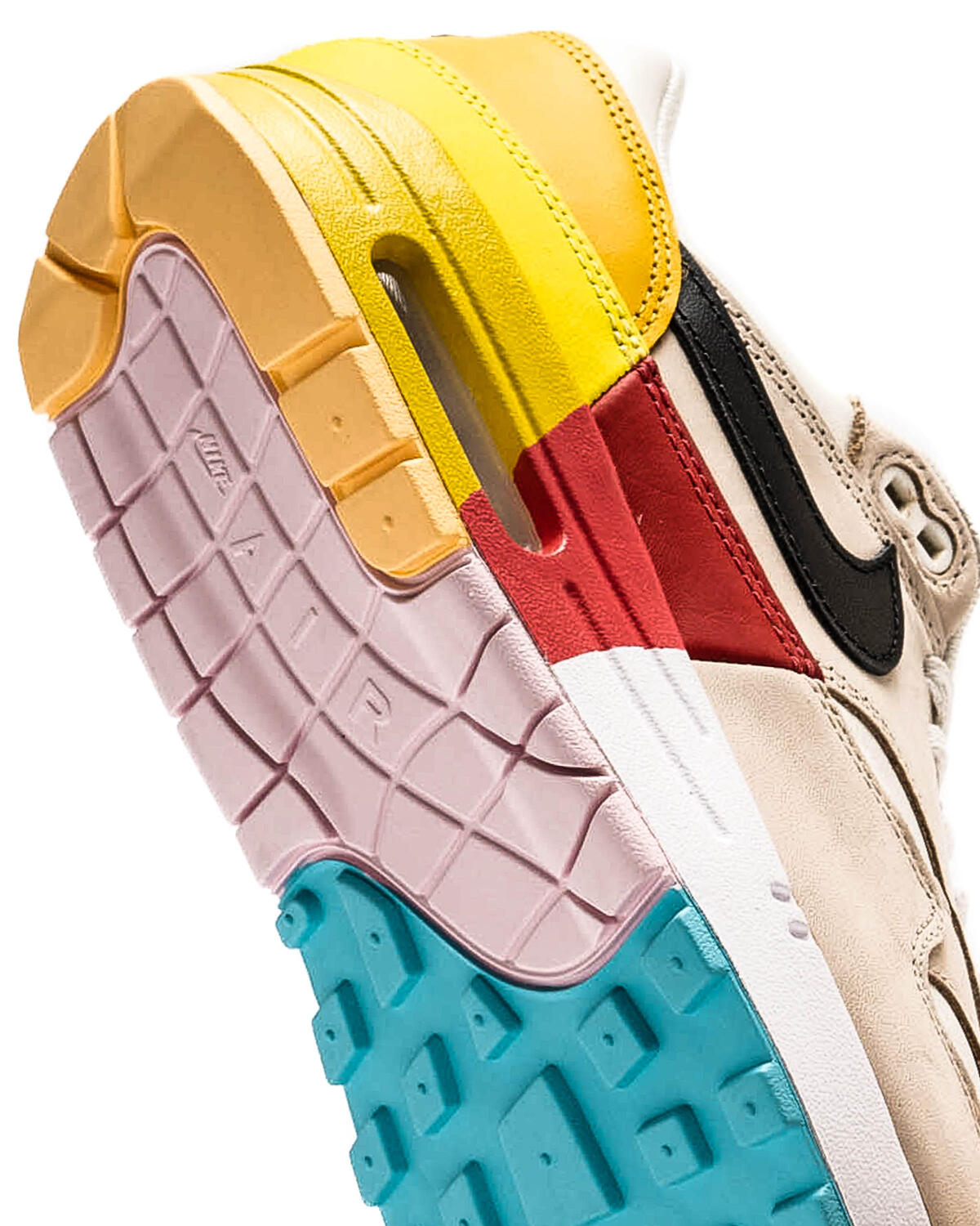 Nike Air Max 1 Sanddrift / Noir - Sail - University Gold (Women's) - Image 19