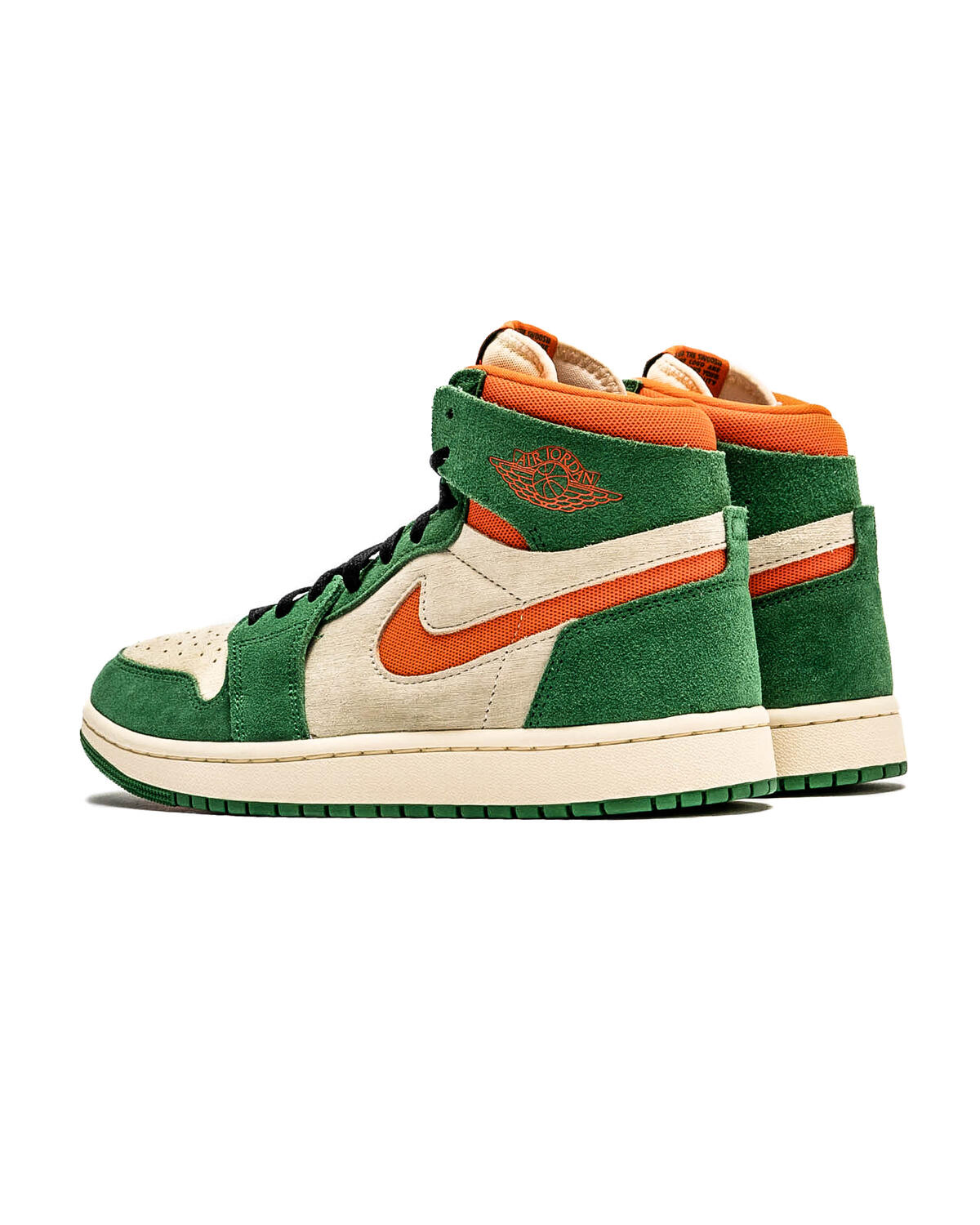 Air Jordan 1 Zoom High CMFT 2 Pien Green/Orange Blaze (Women's) - Image 4
