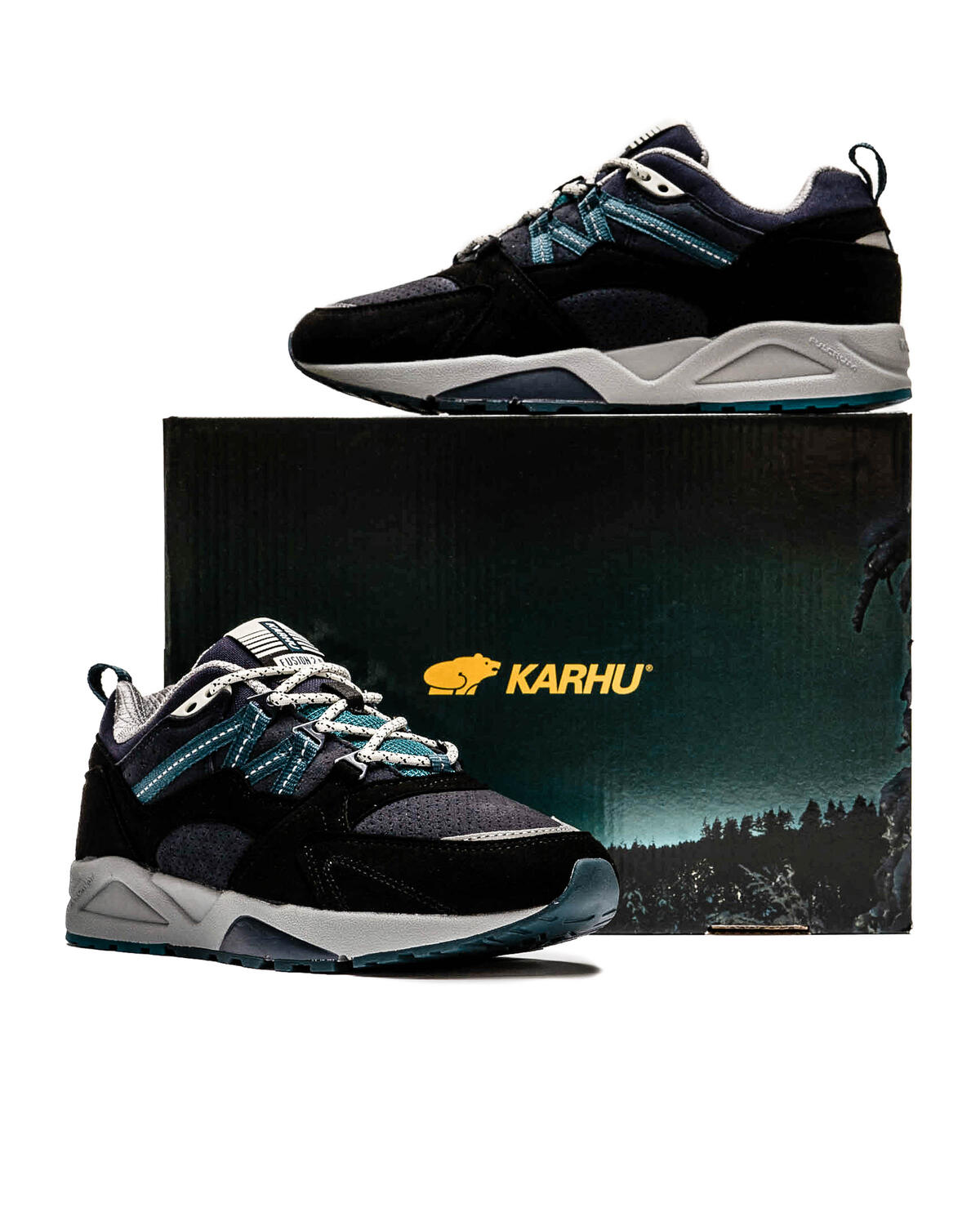 Karhu Fusion 2.0 Jet Black/Deep Lagoon - Image 6