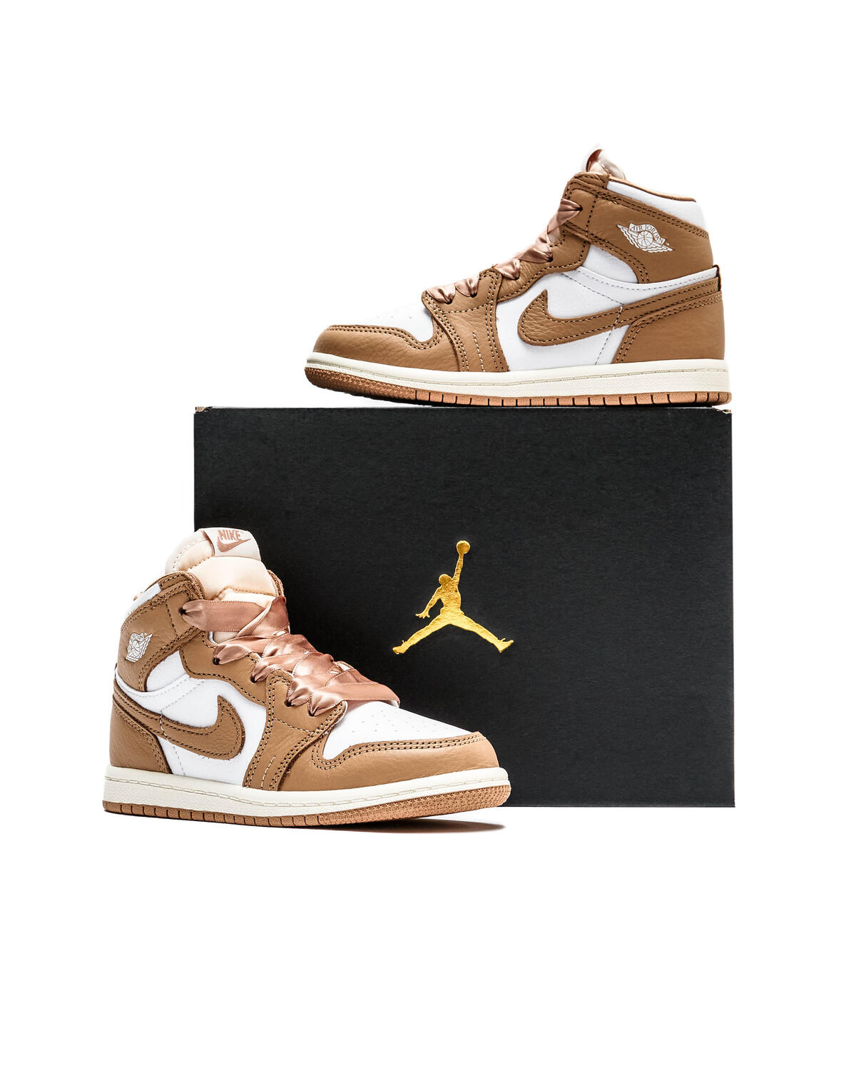 Nike Toddler Air Jordan 1 Retro High OG - Praline / White Sail - Image 10