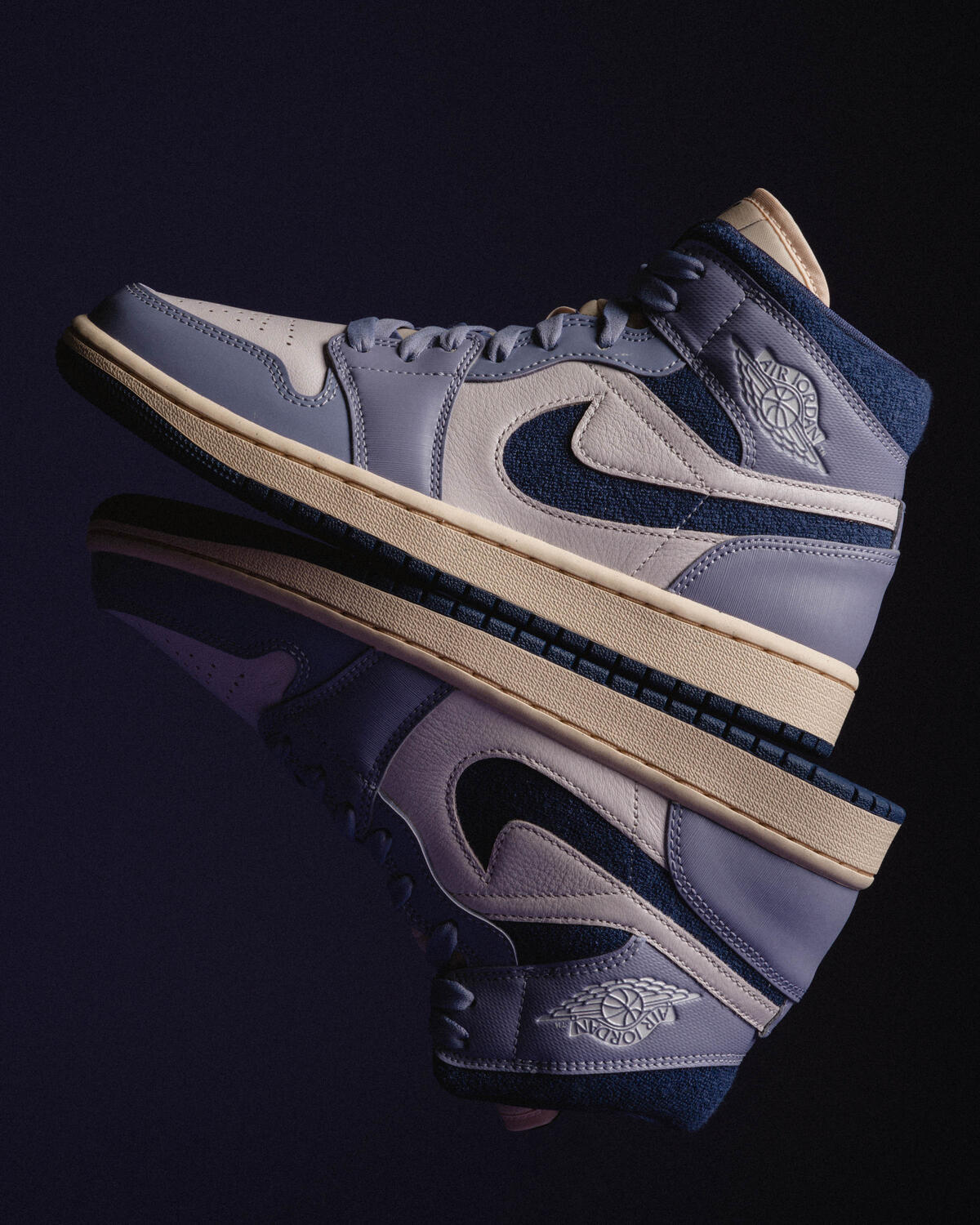 Air Jordan 1 Mid 'Sky J Light Purple/Sky J Purple' (Women's) - Image 16