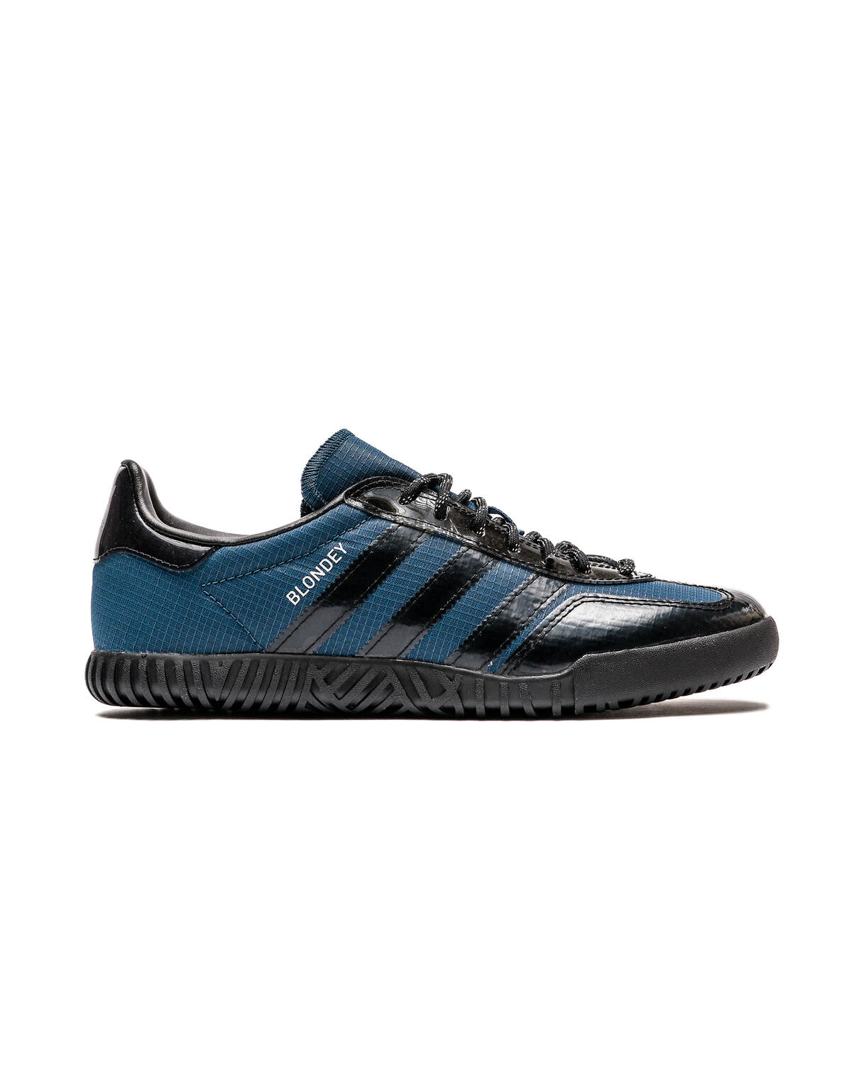 Adidas Blondey Gazelle Shoes - Mineral Blue / Core Black / Metallic Silver - Image 2