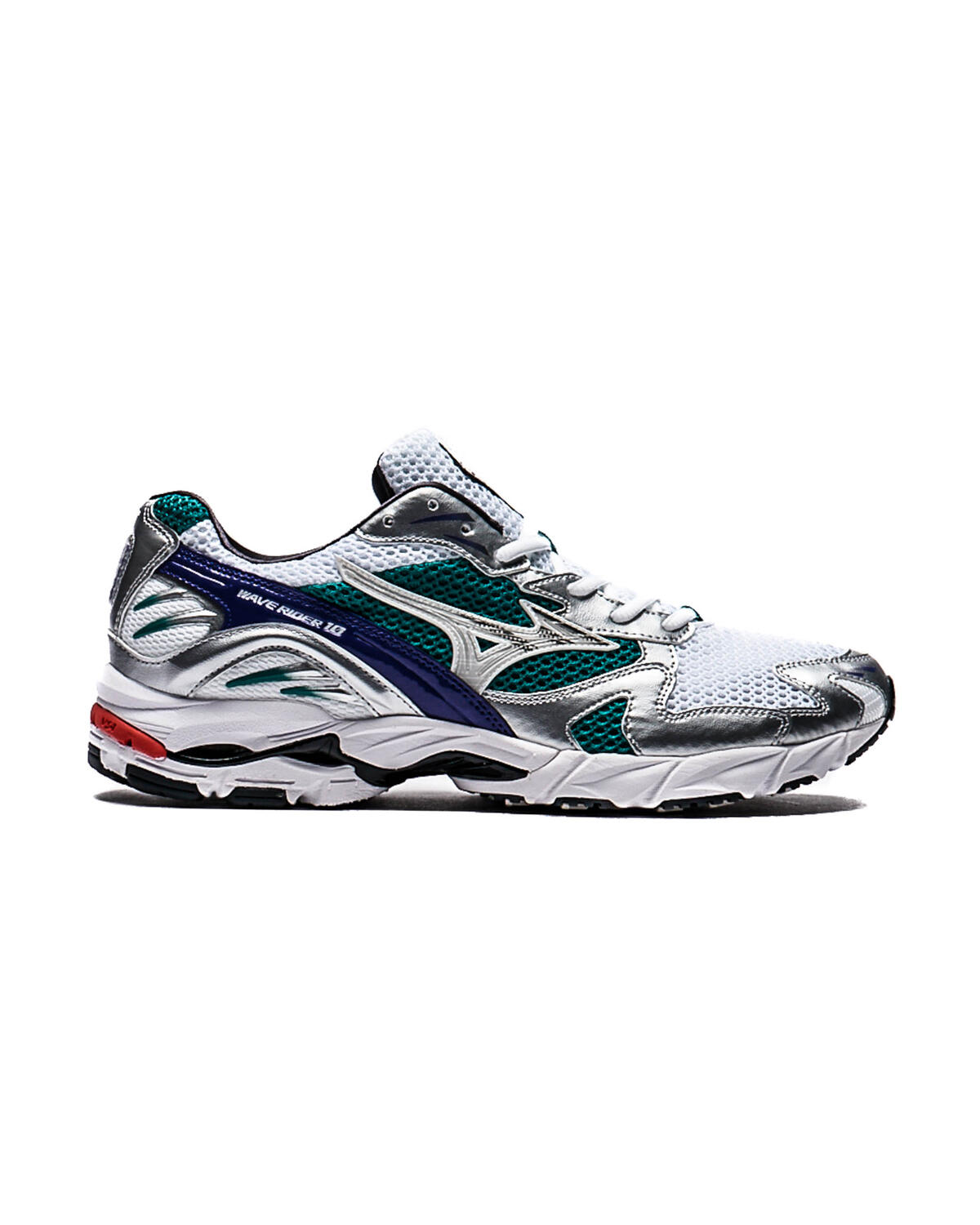 Mizuno Wave Rider 10 Weiß / Grün - Image 8