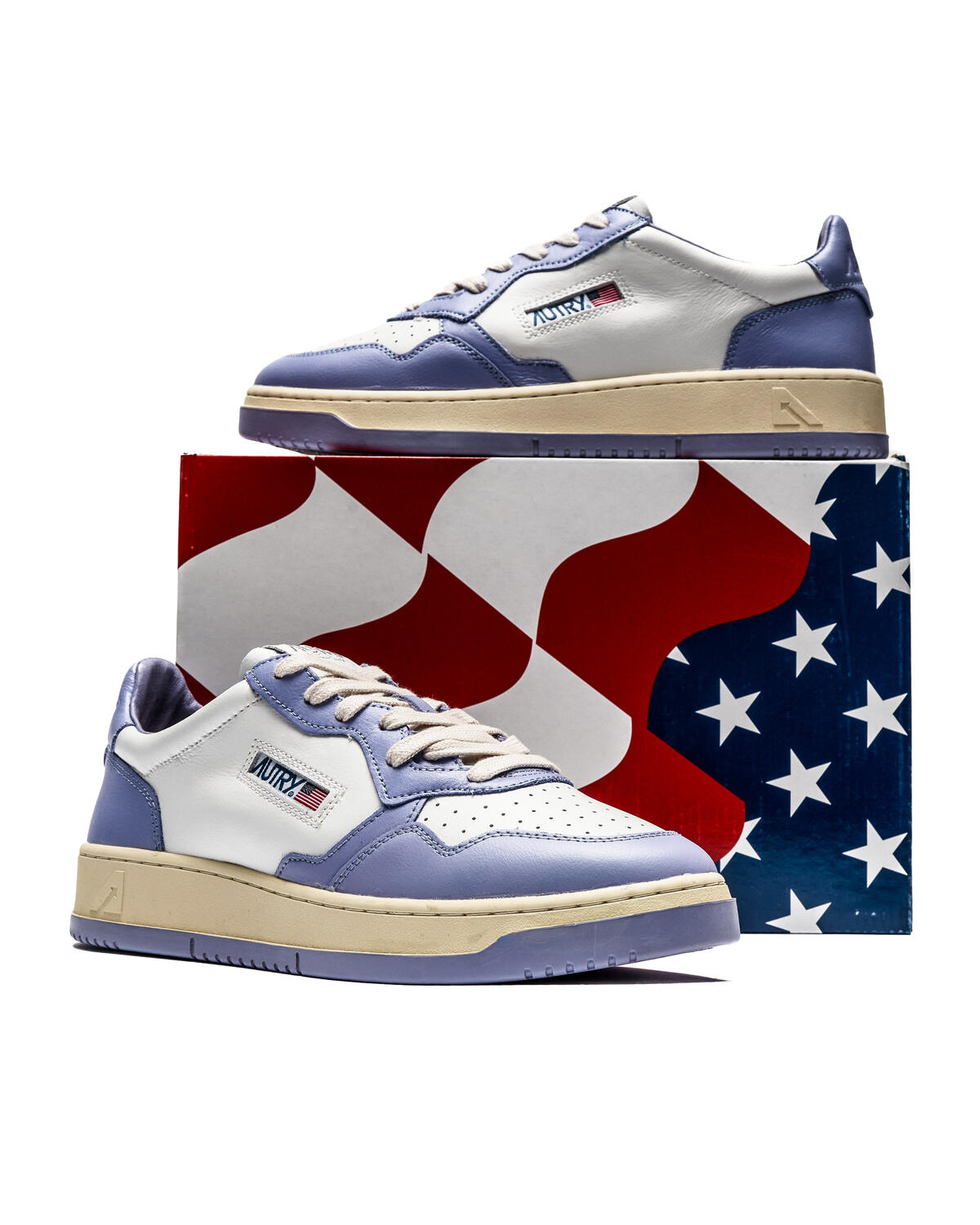 Autry Medalist Low Purple / White - Image 6