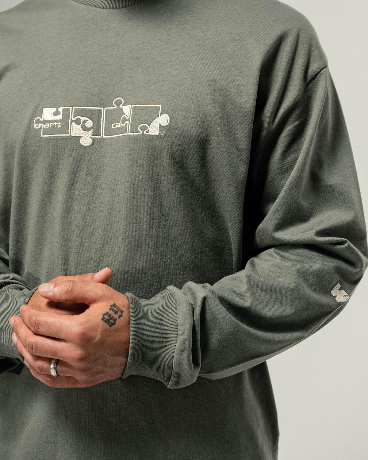 Carhartt WIP L/S Assemble T-Shirt - Image 4