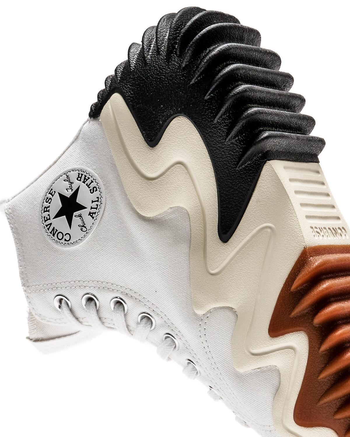 Converse Run Star Motion Hi White / Black / Black / Gum Honey - Image 15