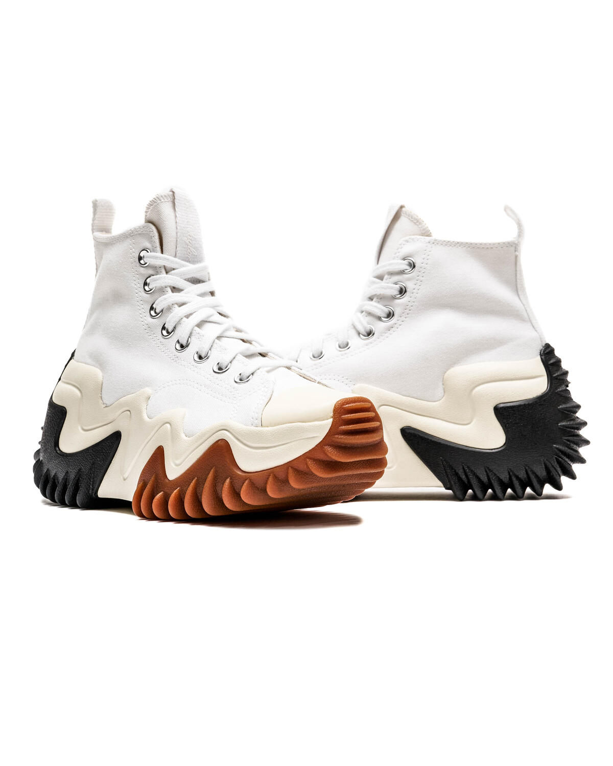 Converse Run Star Motion Hi White / Black / Black / Gum Honey - Image 13