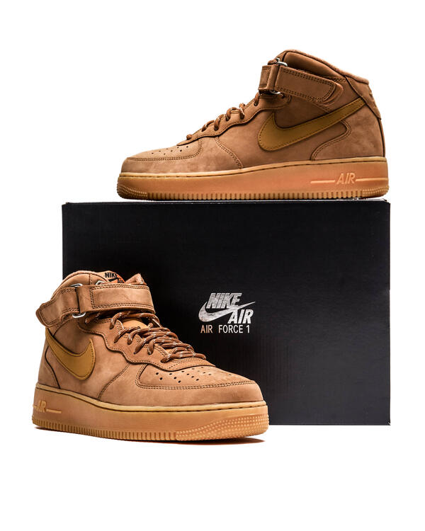 Nike mens Air Force 1 Mid '07 Shoes, Flax/Wheat-gum