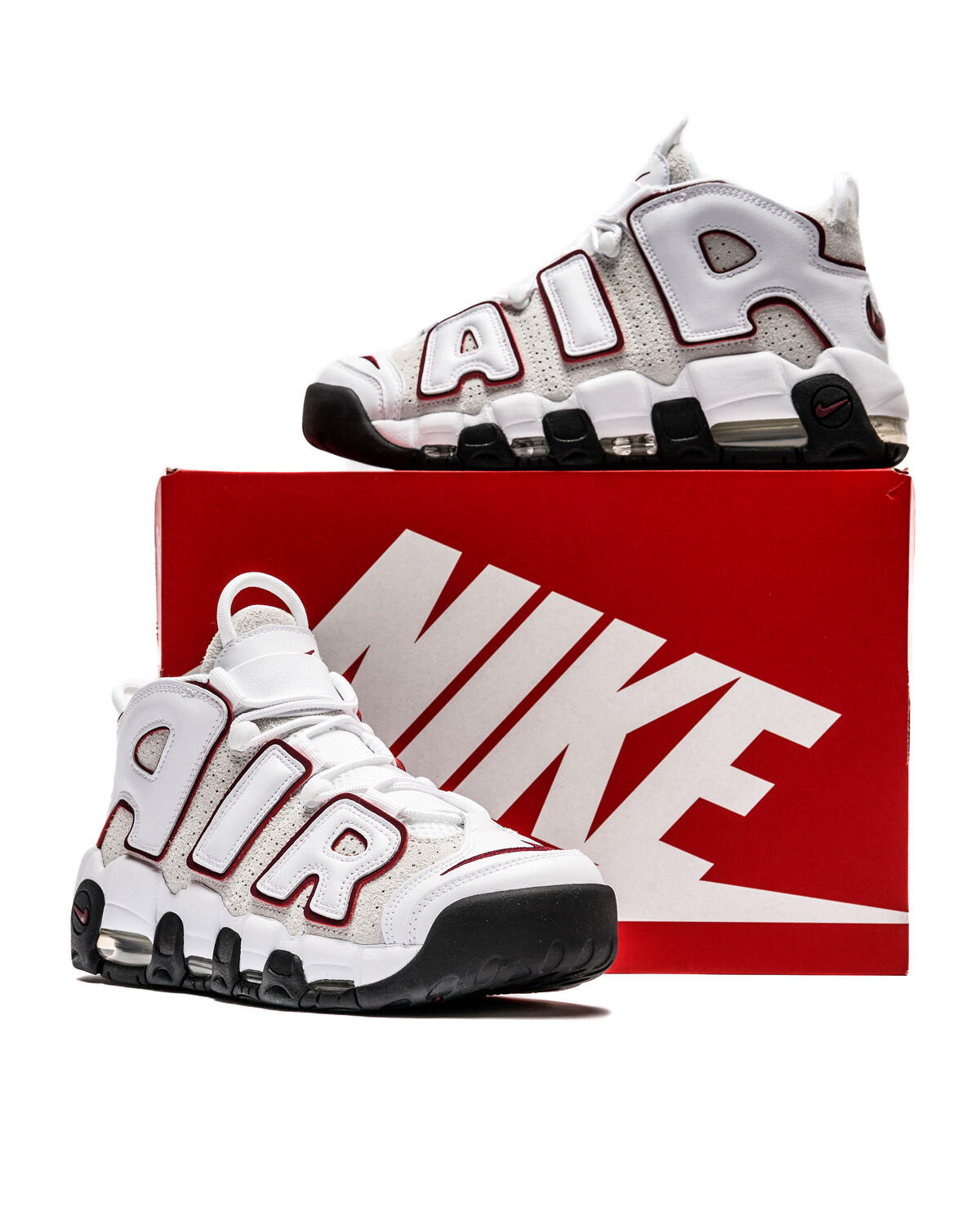 Nike Air More Uptempo 'White / Team Red' - Image 6