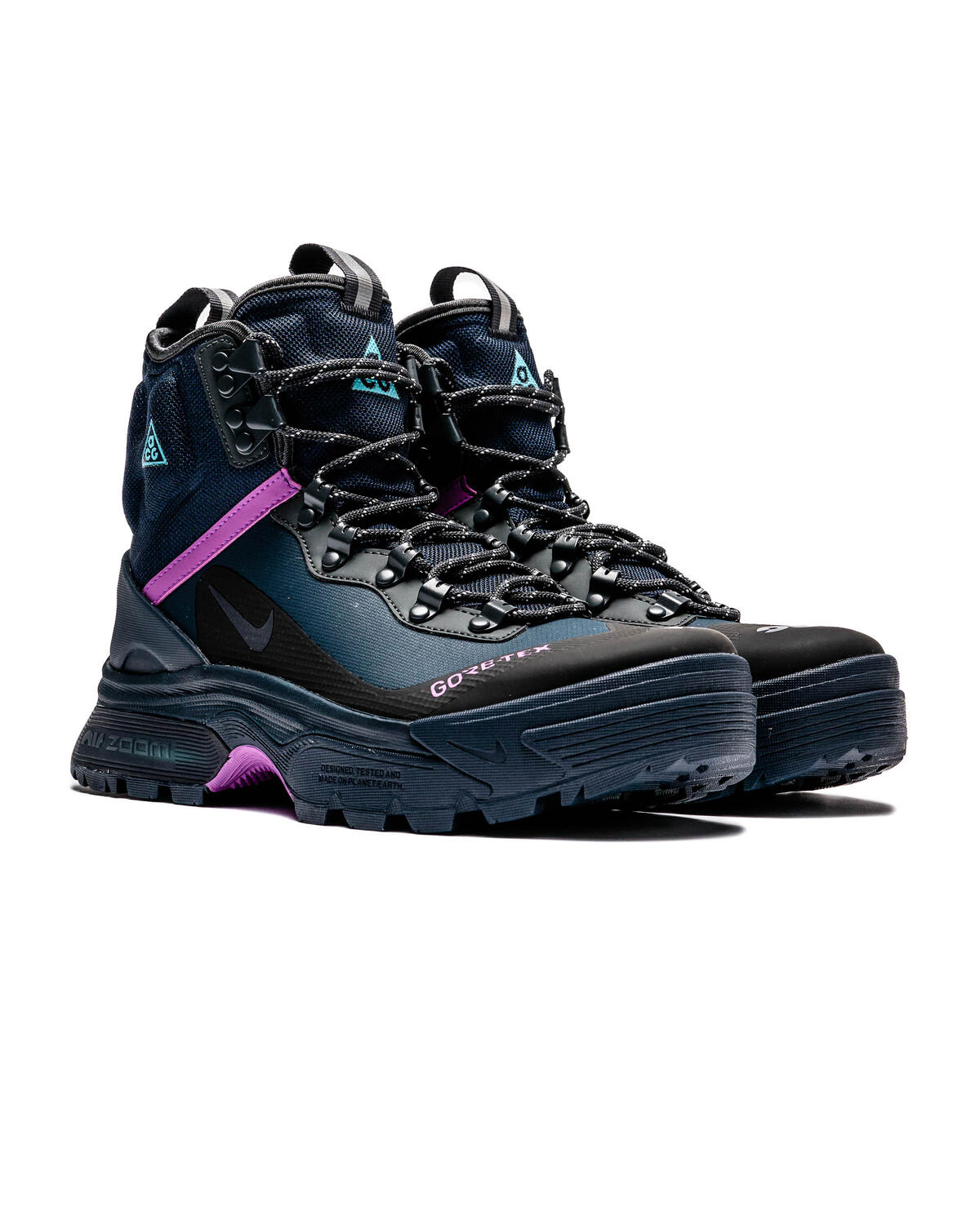 Nike ACG Gaiadome Gore-Tex Shoes - Obsidian / Teal Nebula - Anthracite - Image 14