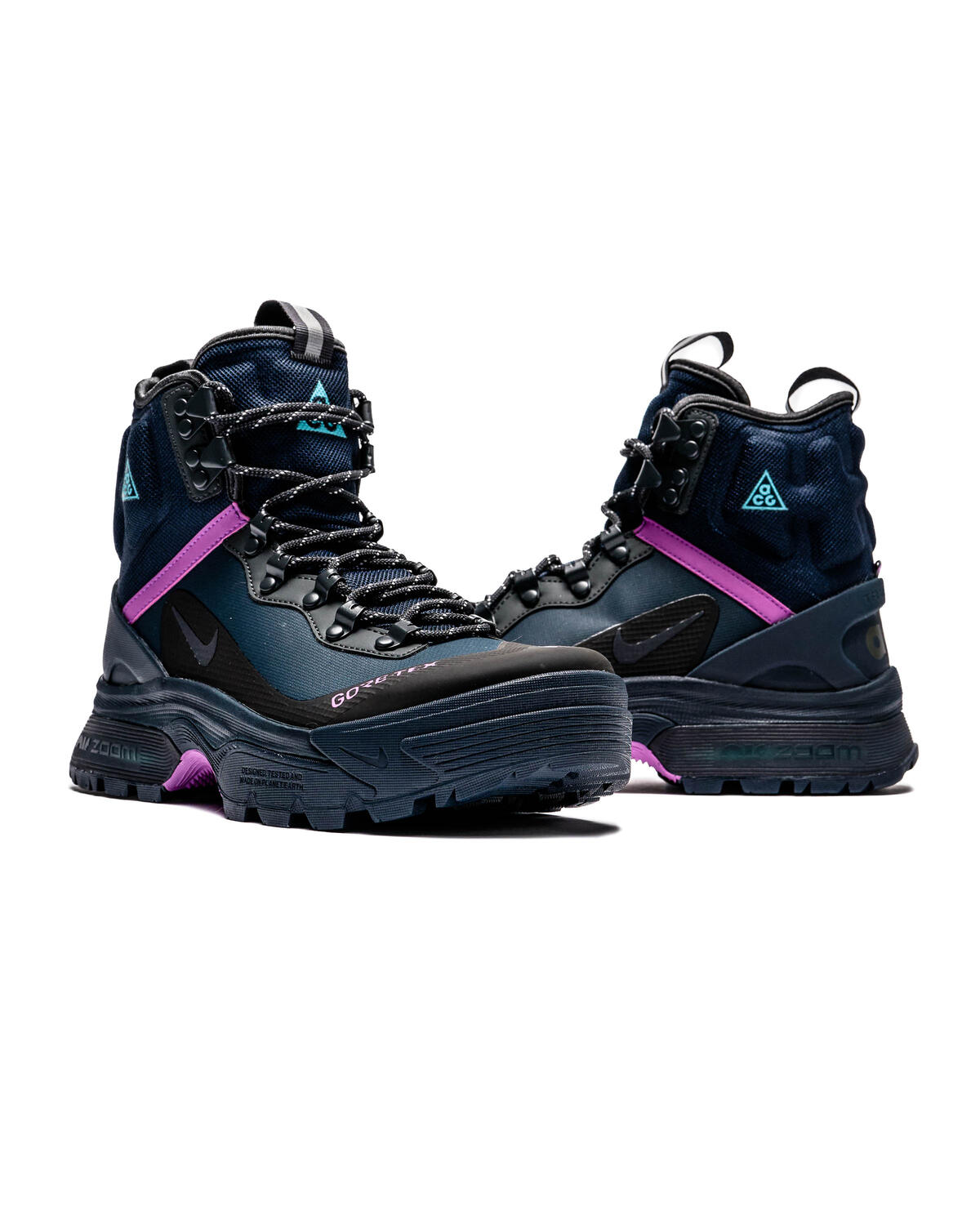 Nike ACG Gaiadome Gore-Tex Shoes - Obsidian / Teal Nebula - Anthracite - Image 16
