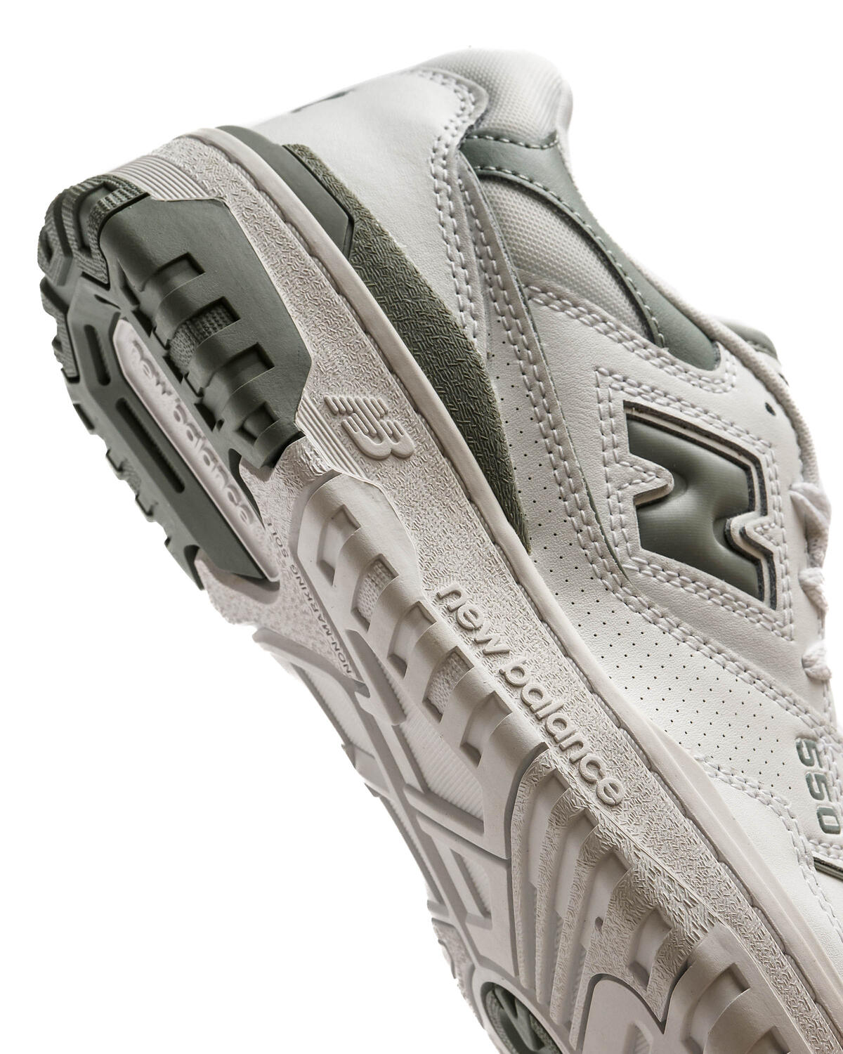 New Balance 550 White/Grey Basketball Sneaker