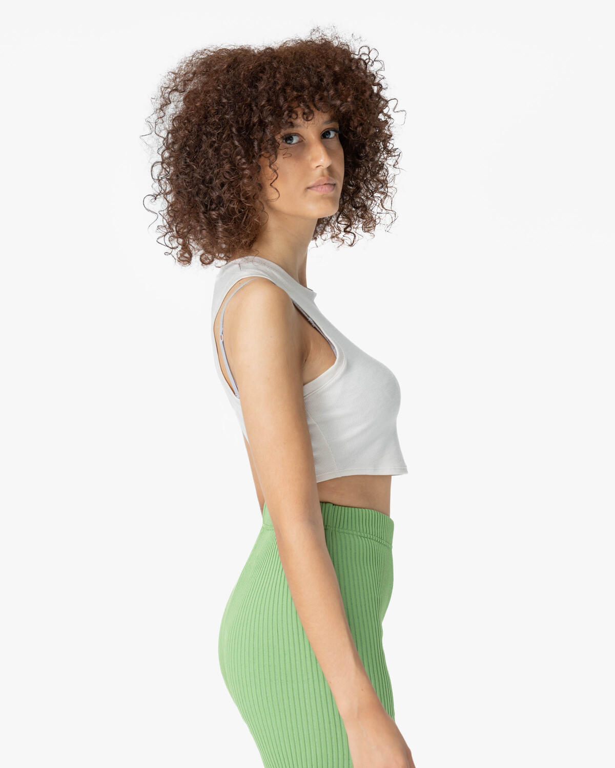 Nike Wmns Essentials Ribbed Cropped Tank - Image 5