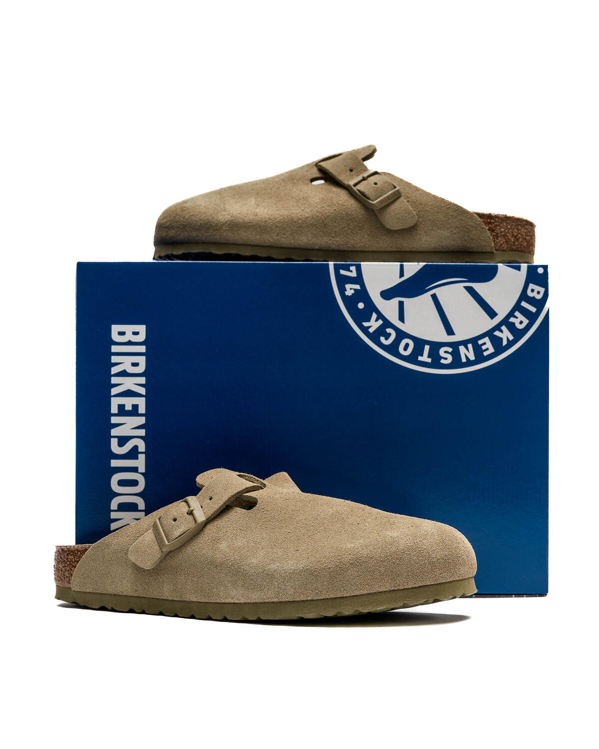 Birkenstock Boston Soft Footbed Faded Khaki - Image 11