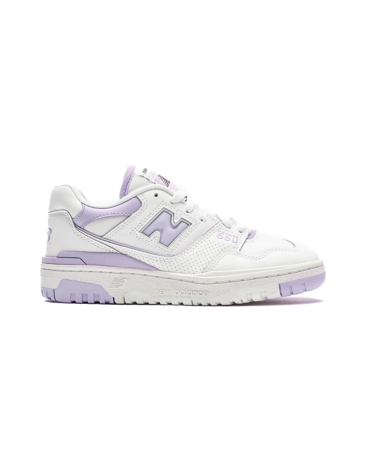 New Balance 550 White / Violet (Women's) - Image 2