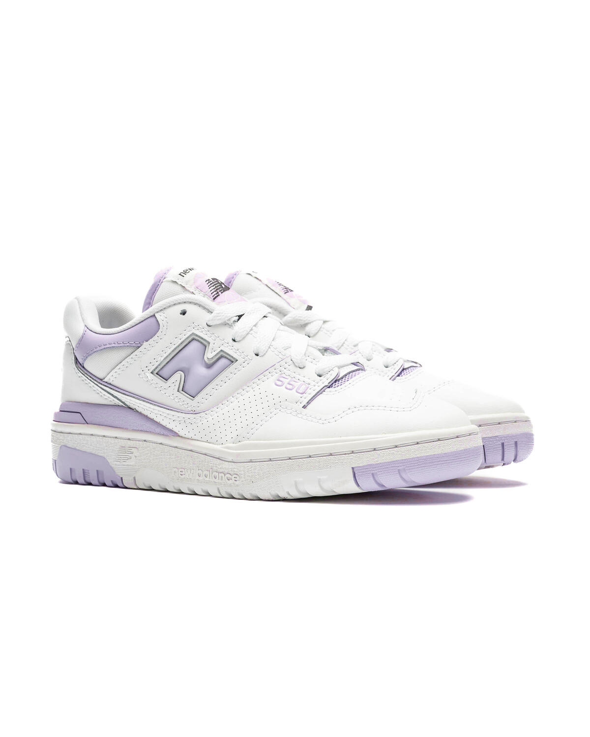 New Balance 550 White / Violet (Women's) - Image 3