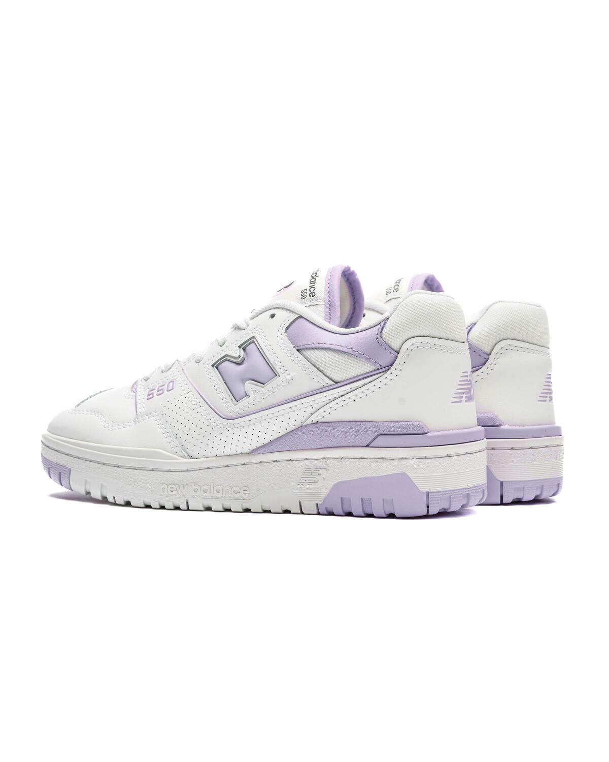 New Balance 550 White / Violet (Women's) - Image 4